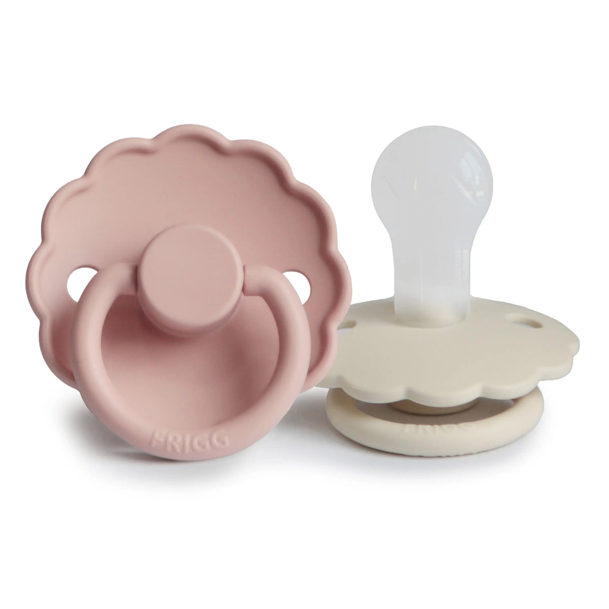 FRIGG Daisy Silicone Pacifier 2-Pack | SILICONE FRIGG PACIFIERS | The Baby Penguin