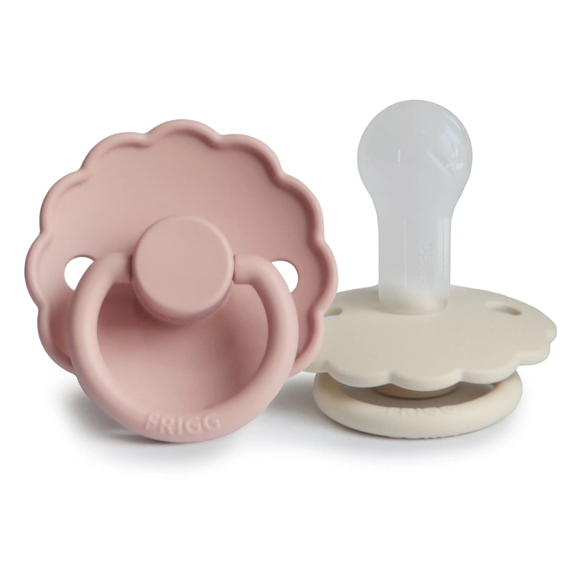 FRIGG Daisy Silicone Pacifier 2-Pack | SILICONE FRIGG PACIFIERS | The Baby Penguin