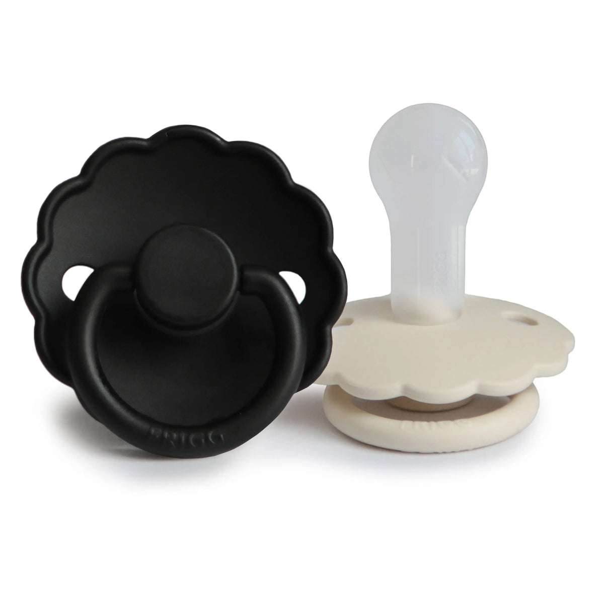 FRIGG Daisy Silicone Pacifier 2-Pack | SILICONE FRIGG PACIFIERS | The Baby Penguin
