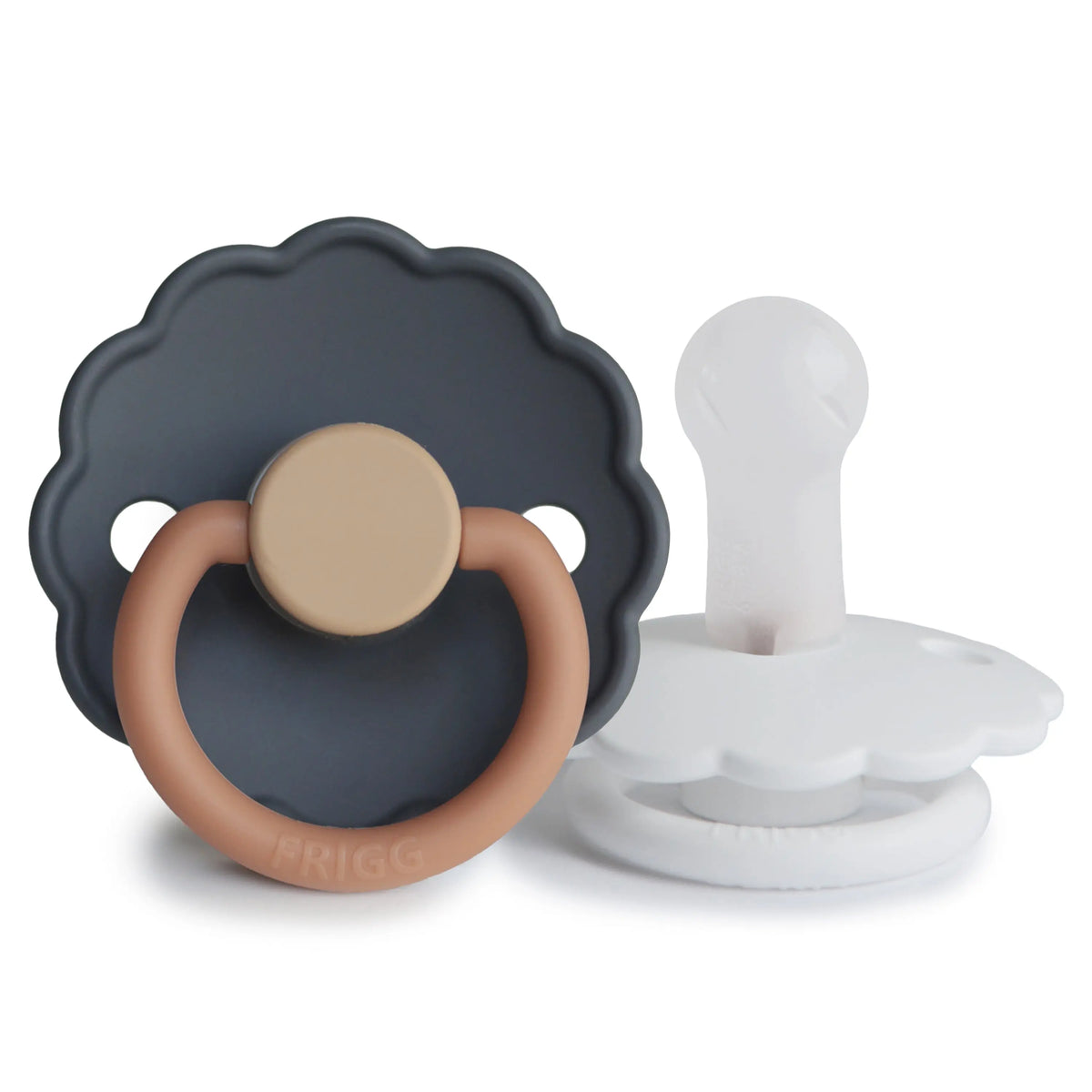 FRIGG Daisy Silicone Pacifier 2-Pack | SILICONE FRIGG PACIFIERS | The Baby Penguin