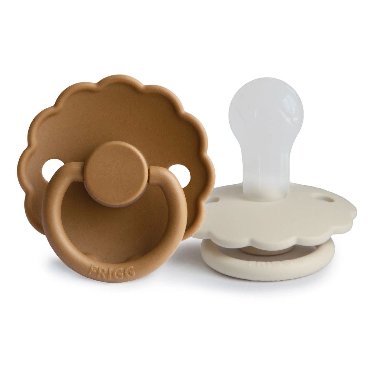 FRIGG Daisy Silicone Pacifier 2-Pack | SILICONE FRIGG PACIFIERS | The Baby Penguin