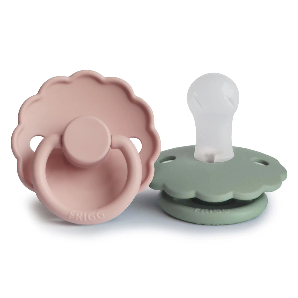 FRIGG Daisy Silicone Pacifier 2-Pack | SILICONE FRIGG PACIFIERS | The Baby Penguin