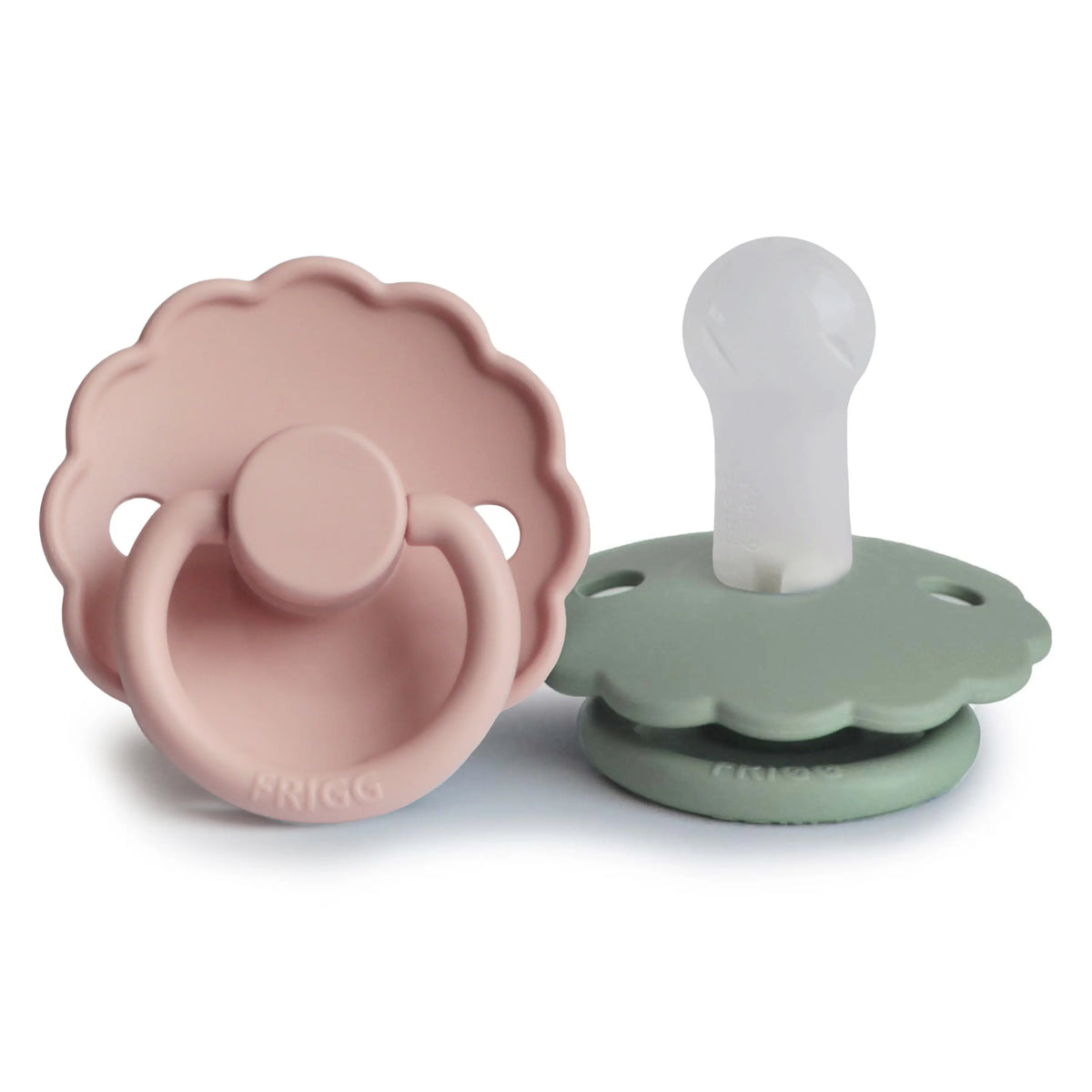 FRIGG Daisy Silicone Pacifier 2-Pack | SILICONE FRIGG PACIFIERS | The Baby Penguin