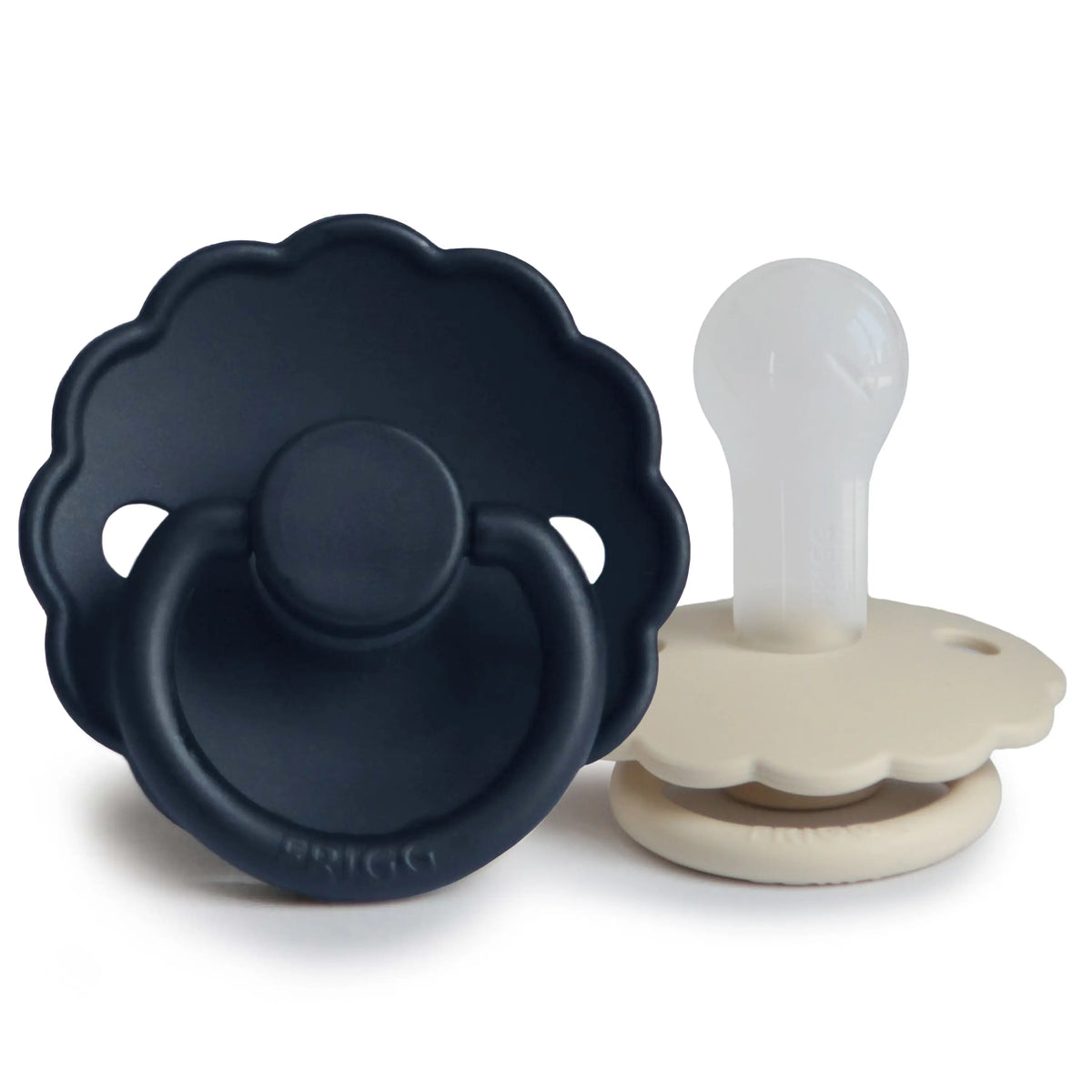 FRIGG Daisy Silicone Pacifier 2-Pack | SILICONE FRIGG PACIFIERS | The Baby Penguin