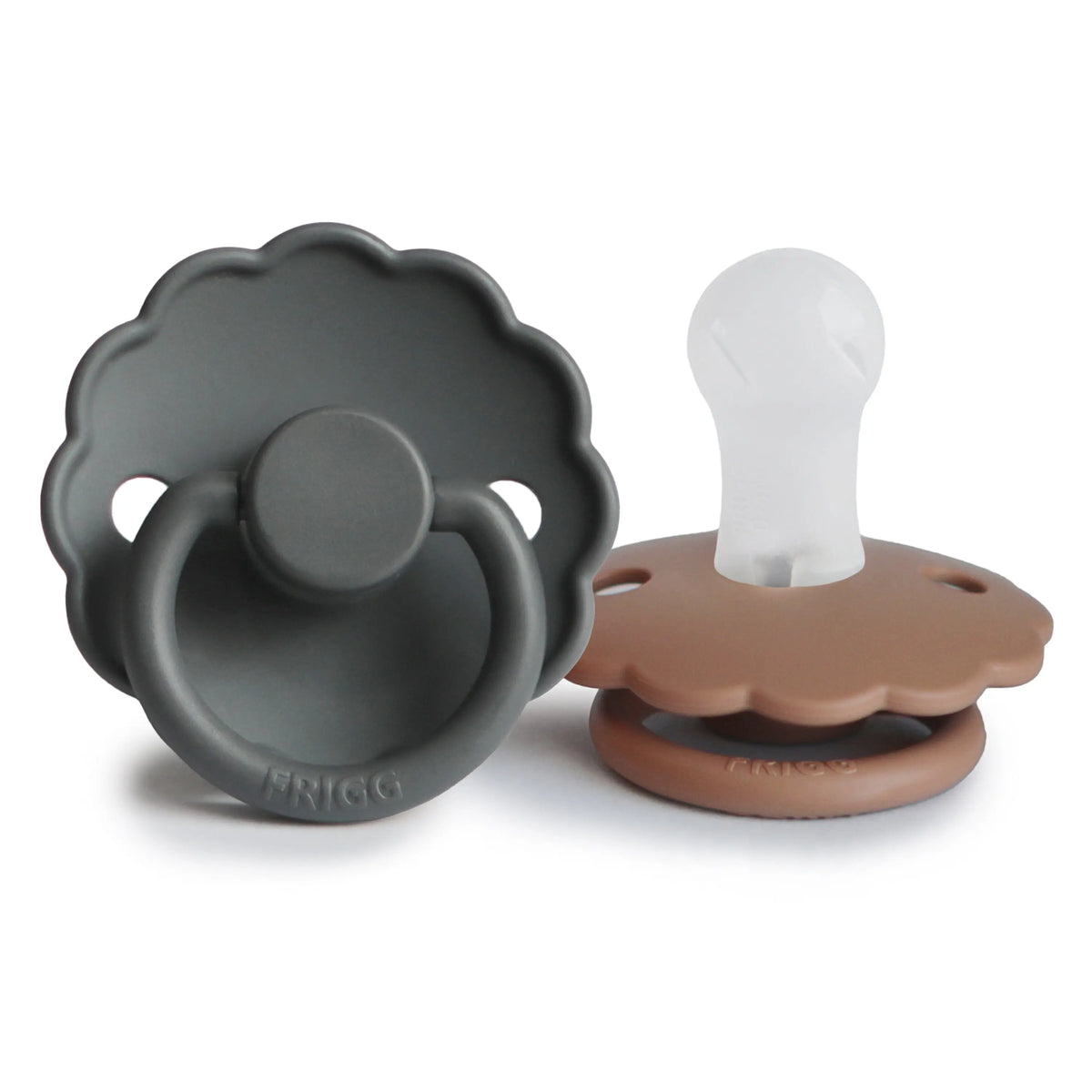 FRIGG Daisy Silicone Pacifier 2-Pack | SILICONE FRIGG PACIFIERS | The Baby Penguin