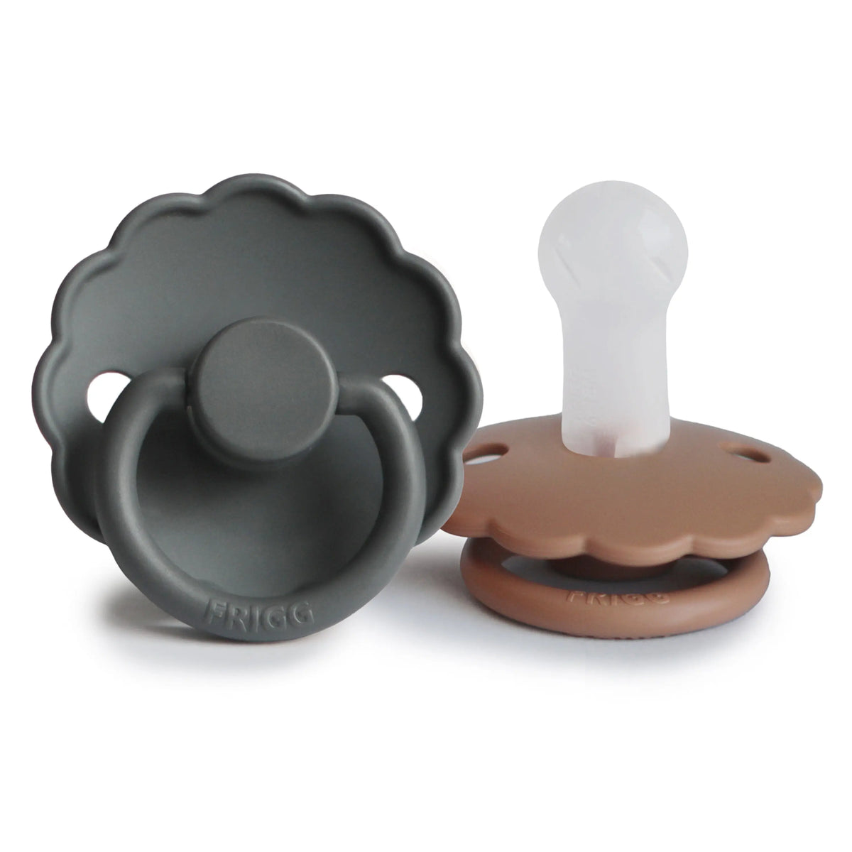 FRIGG Daisy Silicone Pacifier 2-Pack | SILICONE FRIGG PACIFIERS | The Baby Penguin