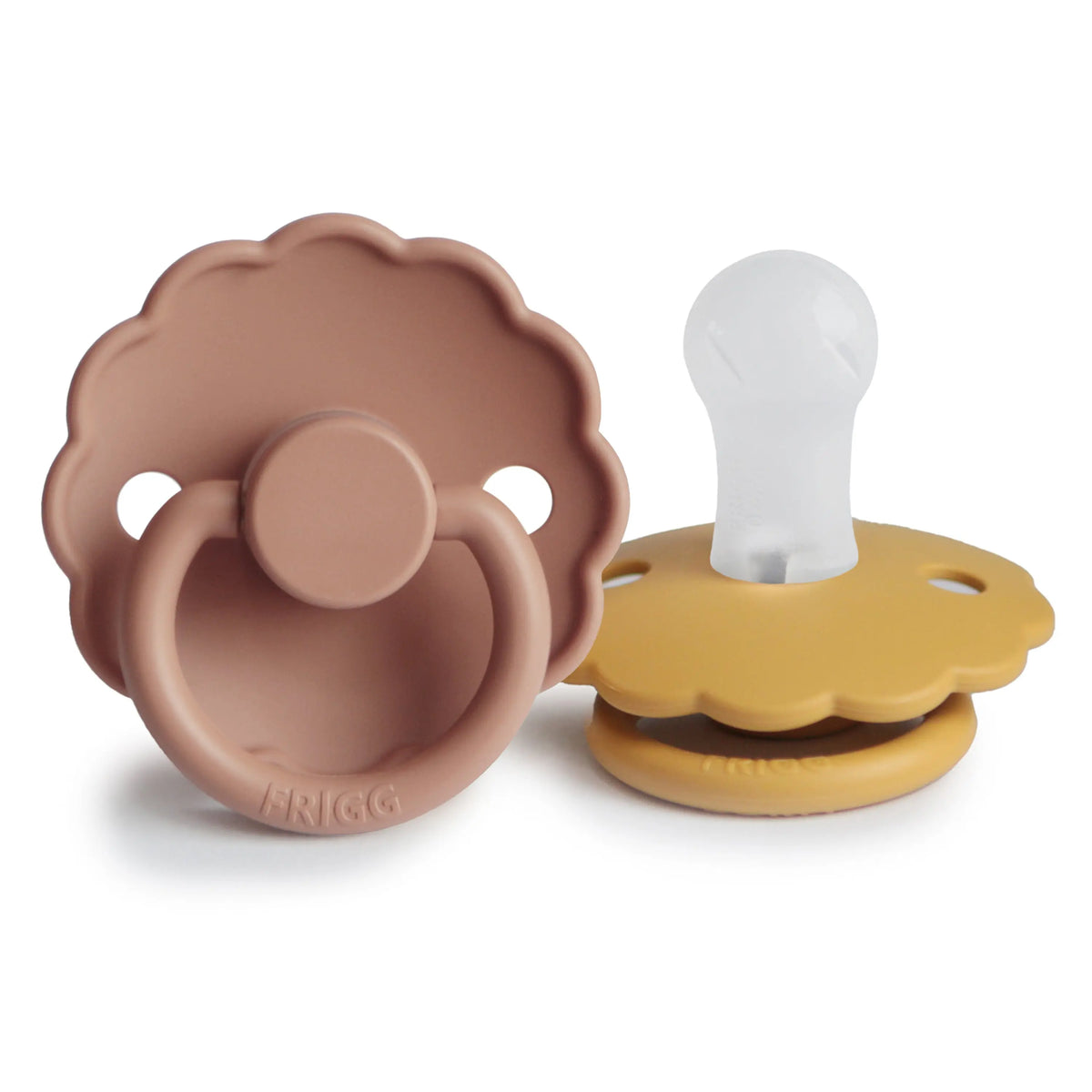 FRIGG Daisy Silicone Pacifier 2-Pack | SILICONE FRIGG PACIFIERS | The Baby Penguin
