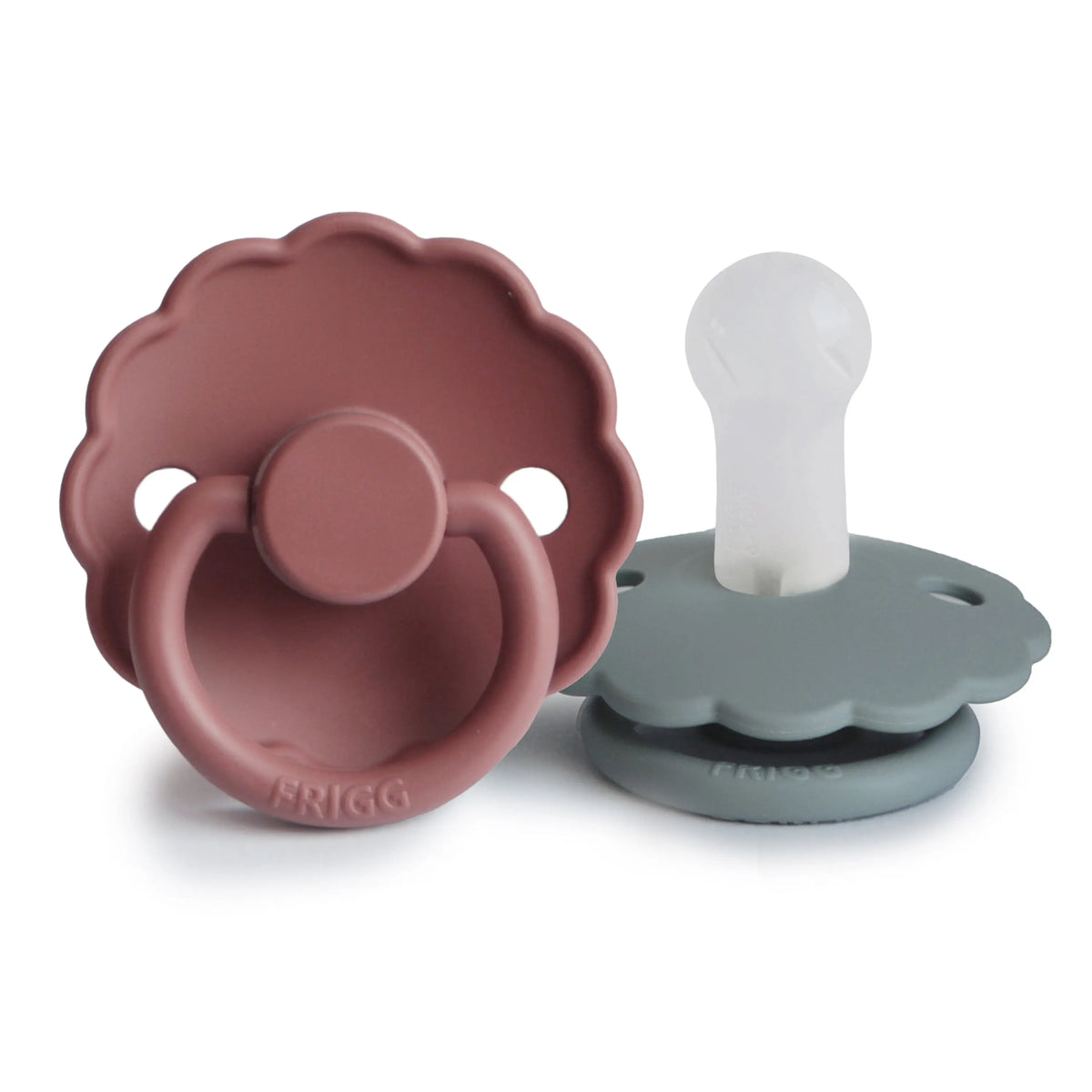 FRIGG Daisy Silicone Pacifier 2-Pack | SILICONE FRIGG PACIFIERS | The Baby Penguin