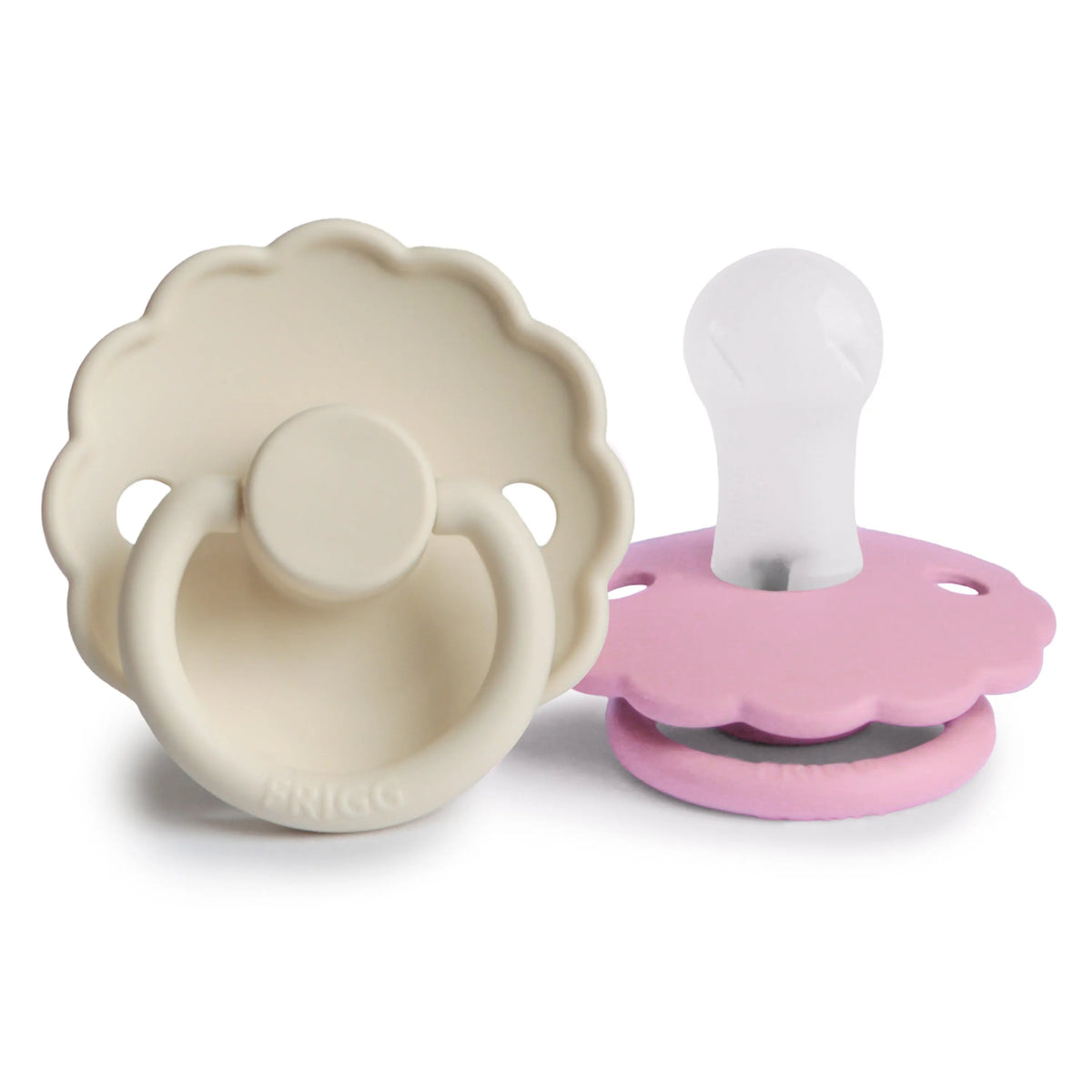 FRIGG Daisy Silicone Pacifier 2-Pack | SILICONE FRIGG PACIFIERS | The Baby Penguin