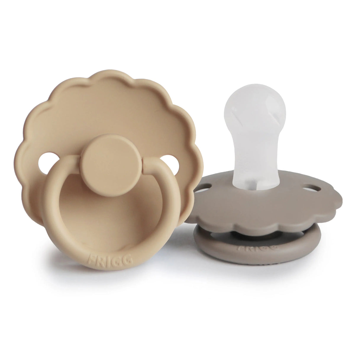 FRIGG Daisy Silicone Pacifier 2-Pack | SILICONE FRIGG PACIFIERS | The Baby Penguin