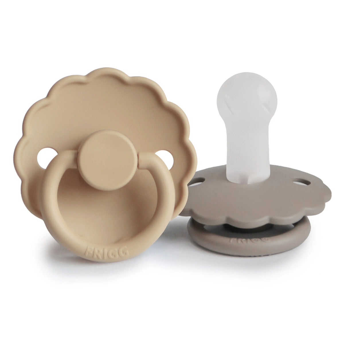 FRIGG Daisy Silicone Pacifier 2-Pack | SILICONE FRIGG PACIFIERS | The Baby Penguin