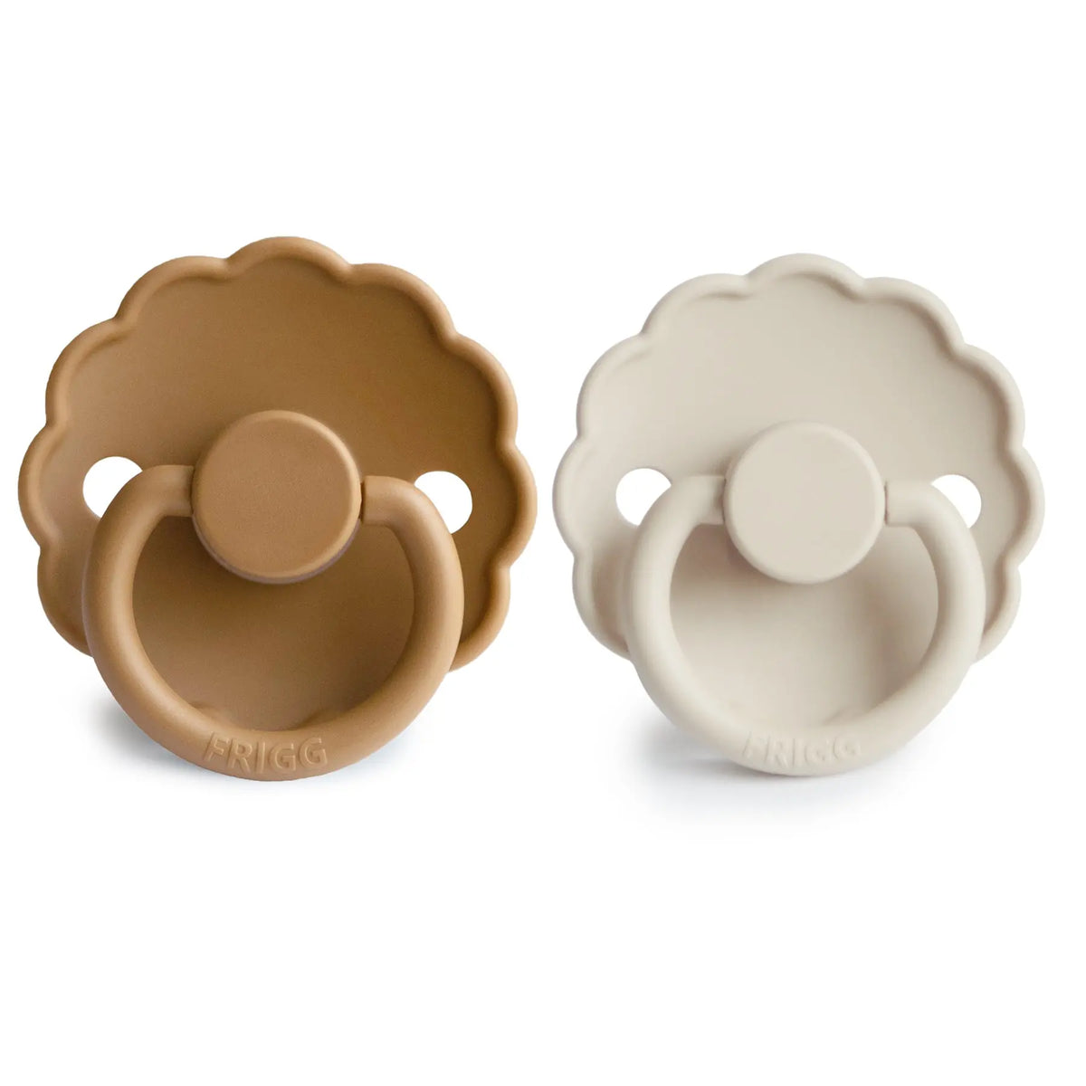 FRIGG Daisy Silicone Pacifier 2-Pack | SILICONE FRIGG PACIFIERS | The Baby Penguin
