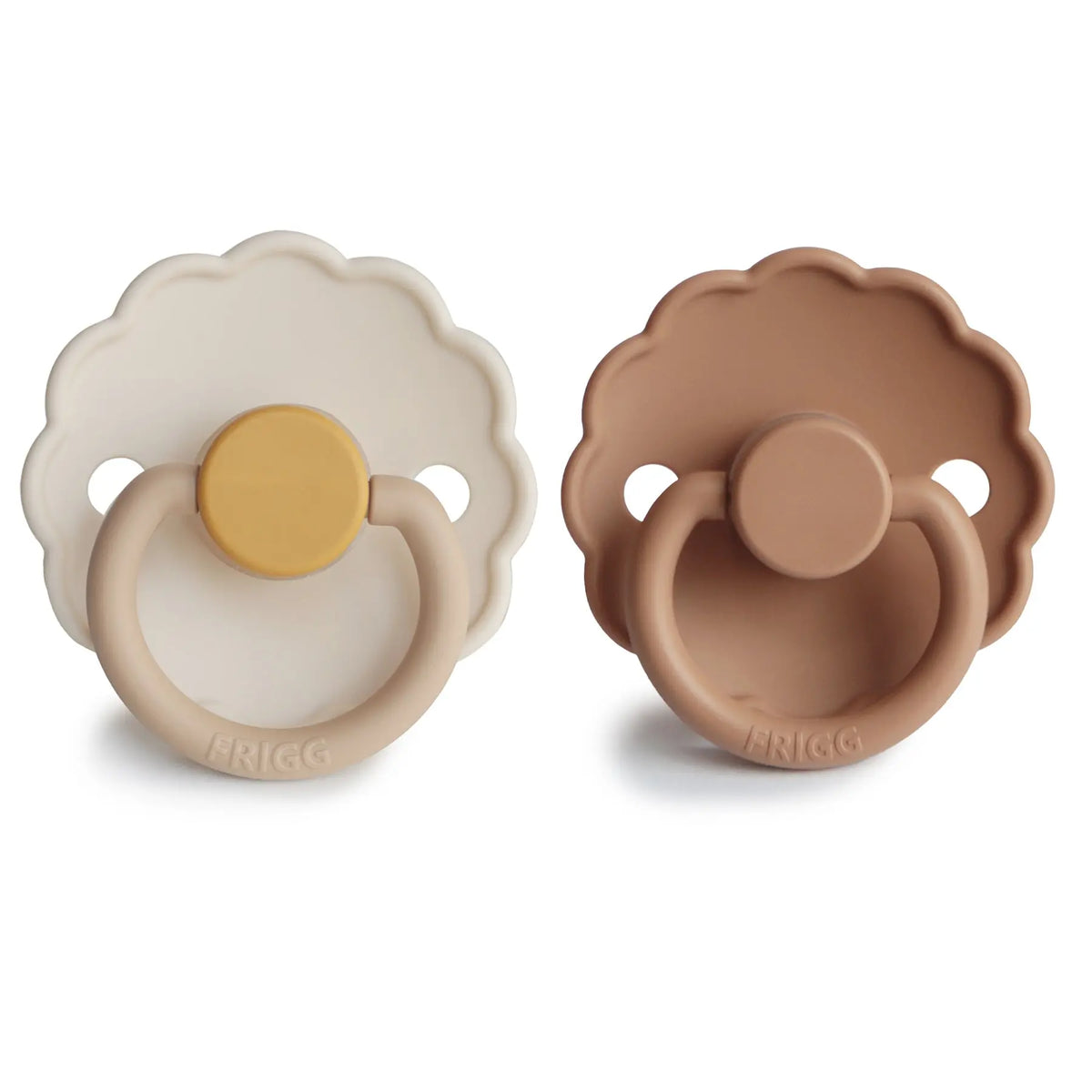 FRIGG Daisy Silicone Pacifier 2-Pack | SILICONE FRIGG PACIFIERS | The Baby Penguin