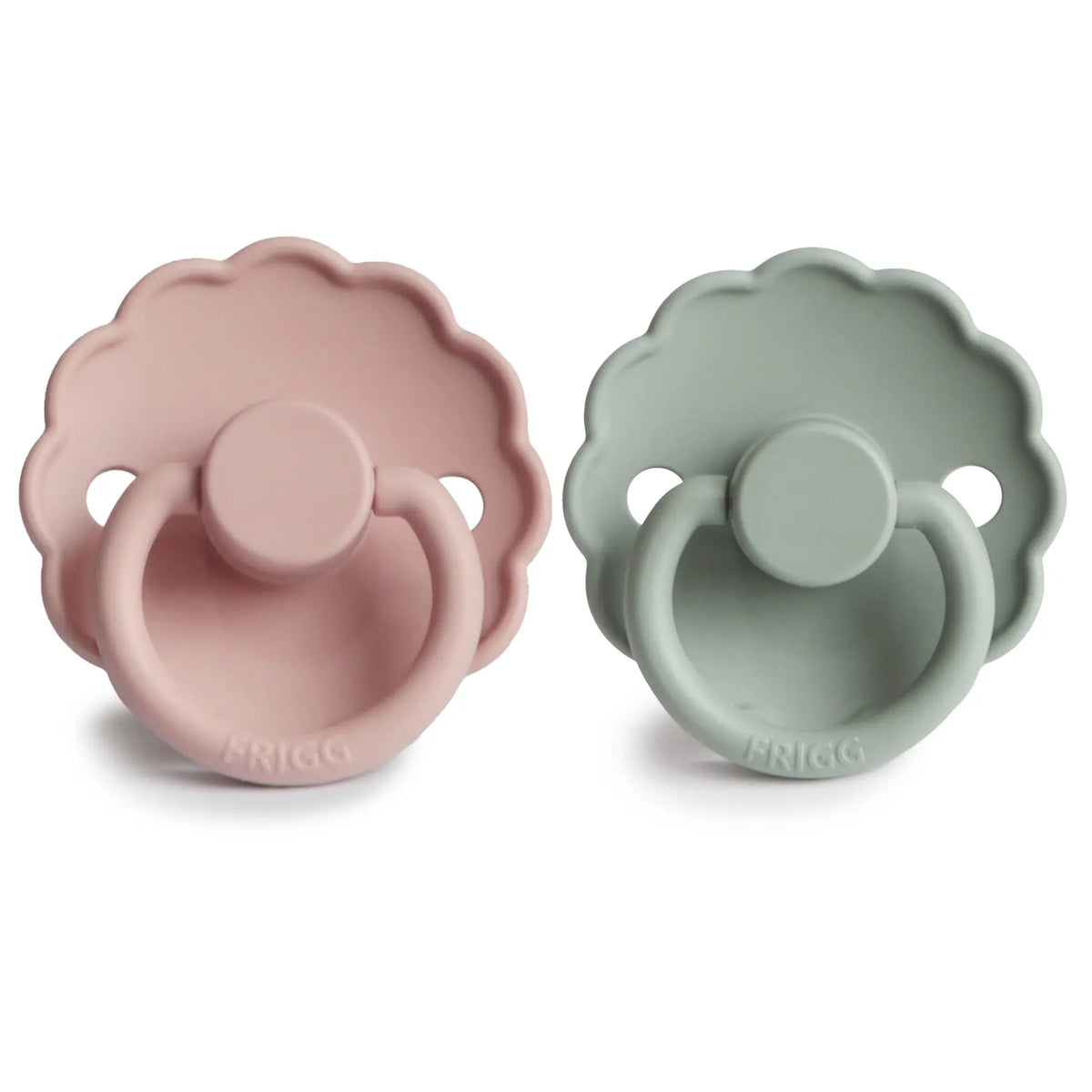 FRIGG Daisy Silicone Pacifier 2-Pack | SILICONE FRIGG PACIFIERS | The Baby Penguin