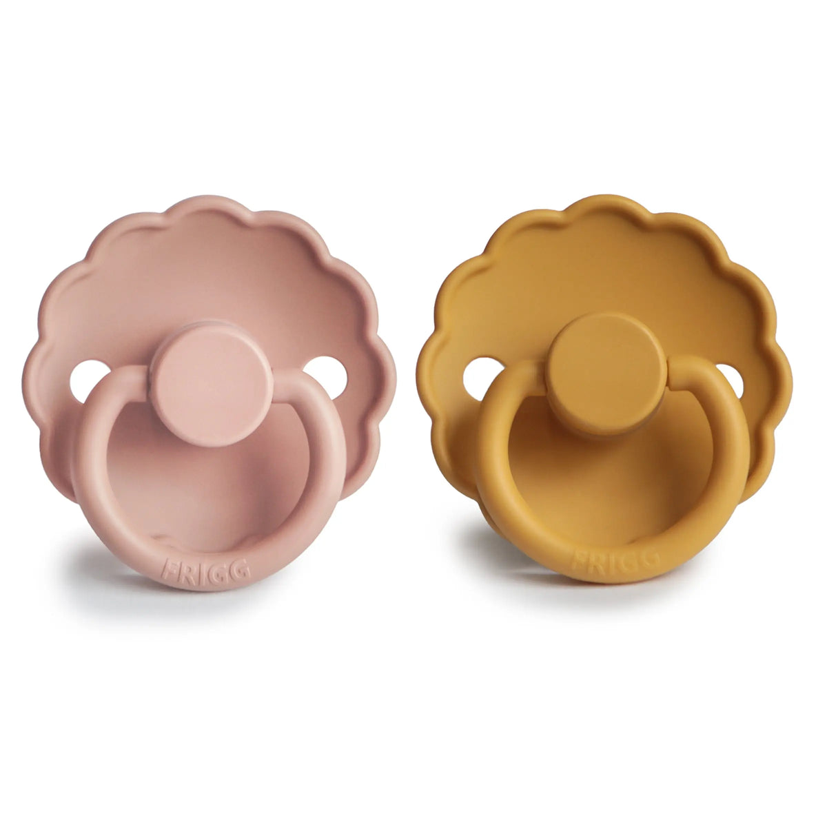 FRIGG Daisy Silicone Pacifier 2-Pack | SILICONE FRIGG PACIFIERS | The Baby Penguin