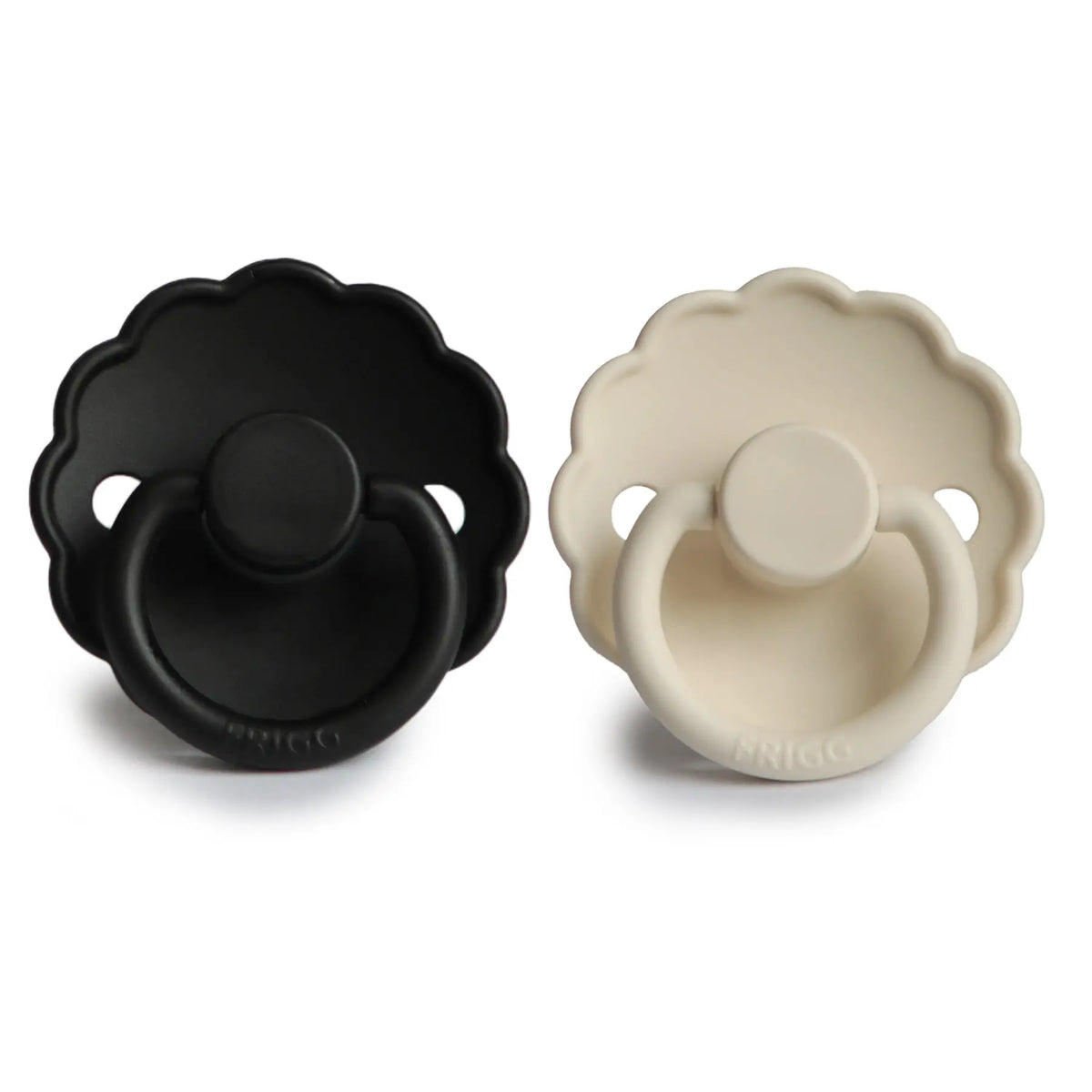FRIGG Daisy Silicone Pacifier 2-Pack | SILICONE FRIGG PACIFIERS | The Baby Penguin