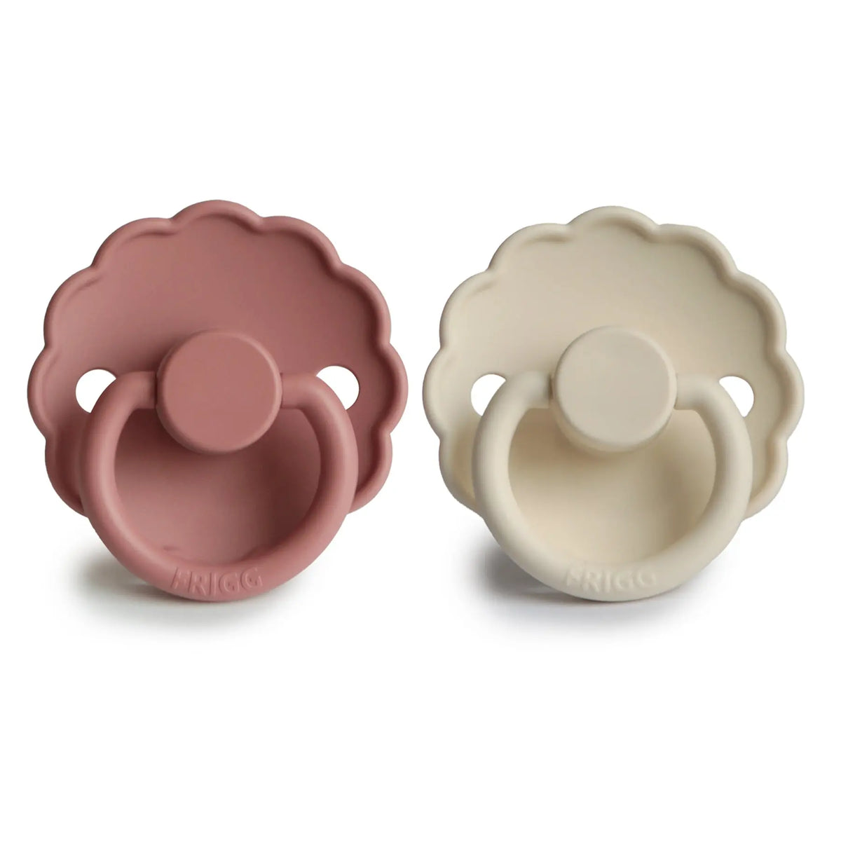 FRIGG Daisy Silicone Pacifier 2-Pack | SILICONE FRIGG PACIFIERS | The Baby Penguin