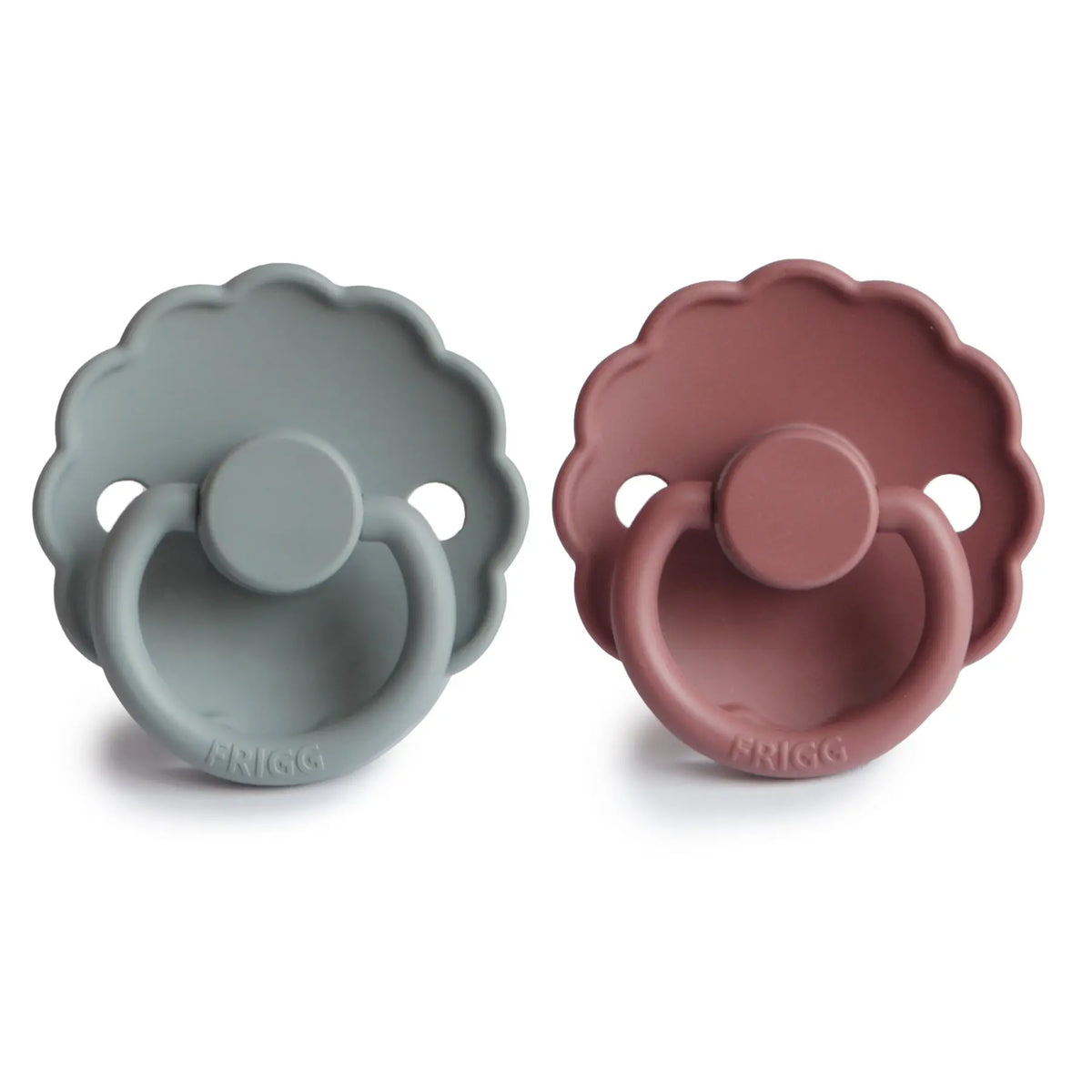 FRIGG Daisy Silicone Pacifier 2-Pack | SILICONE FRIGG PACIFIERS | The Baby Penguin