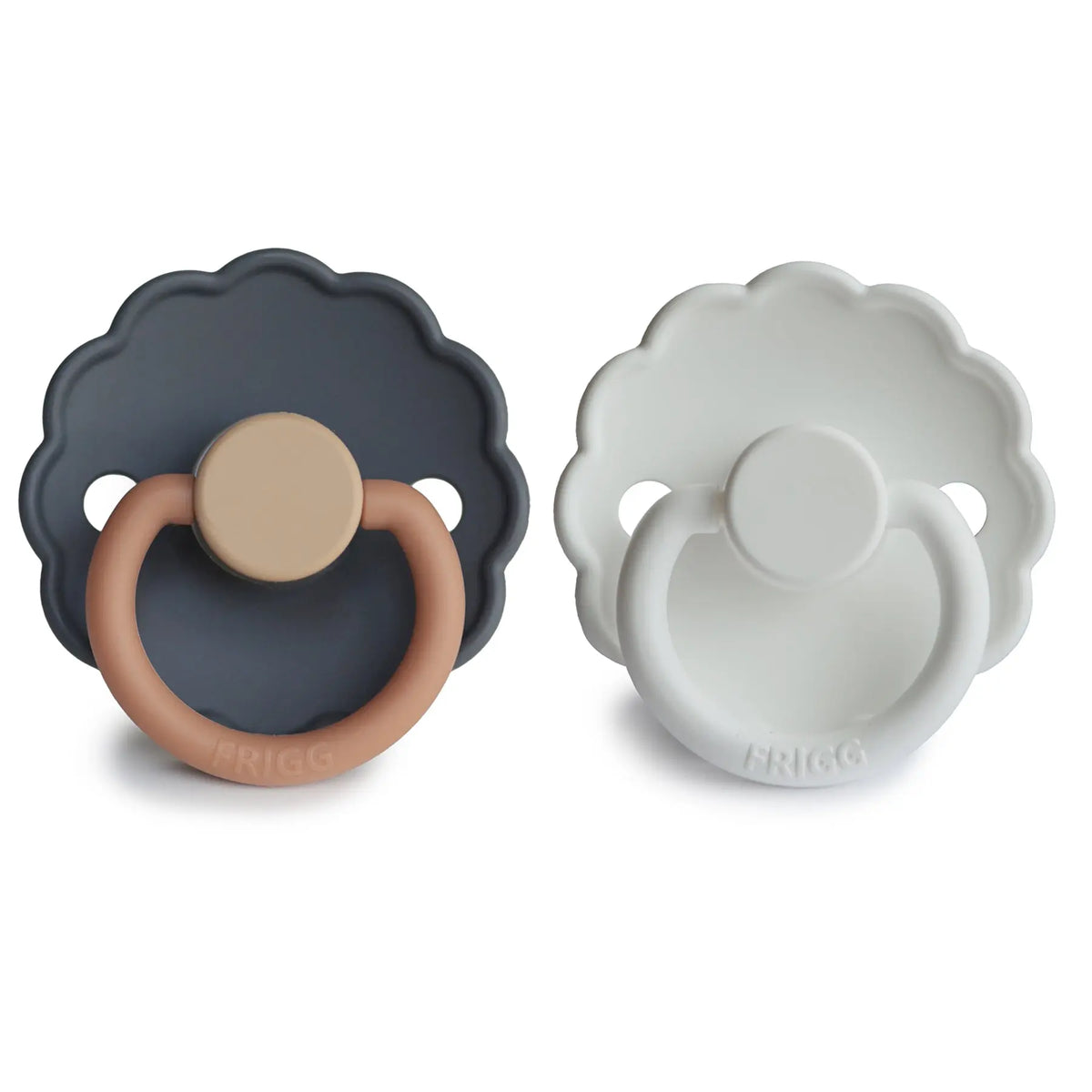 FRIGG Daisy Silicone Pacifier 2-Pack | SILICONE FRIGG PACIFIERS | The Baby Penguin