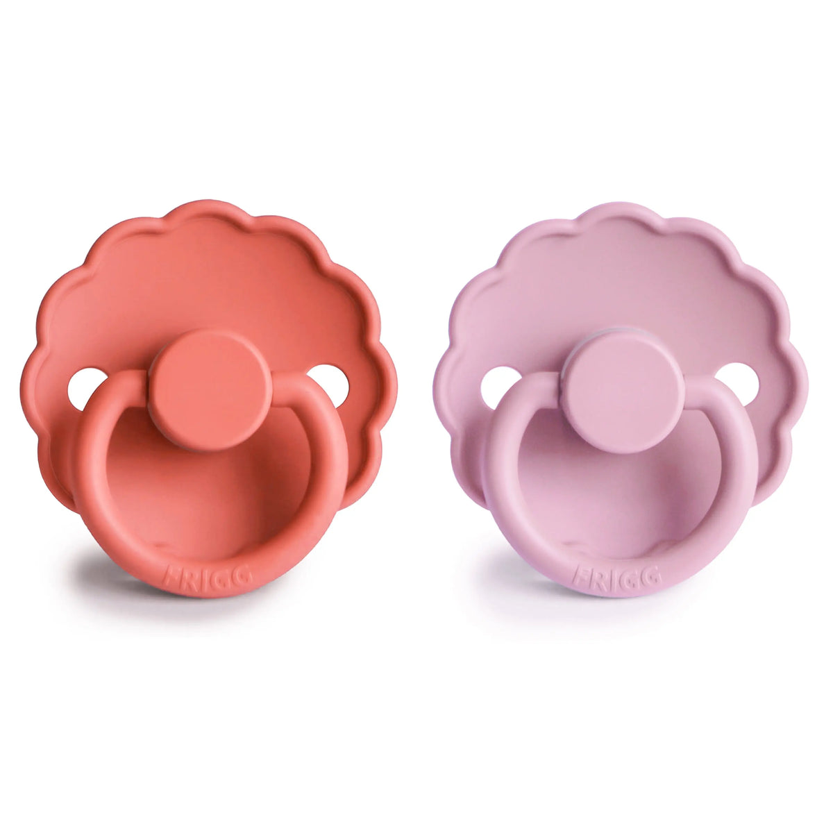 FRIGG Daisy Silicone Pacifier 2-Pack | SILICONE FRIGG PACIFIERS | The Baby Penguin