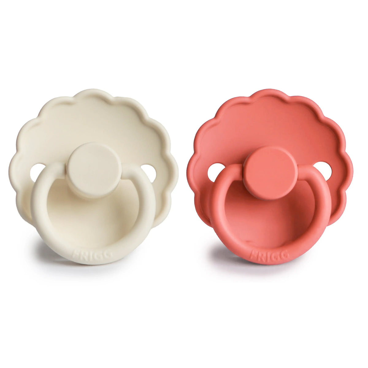 FRIGG Daisy Silicone Pacifier 2-Pack | SILICONE FRIGG PACIFIERS | The Baby Penguin