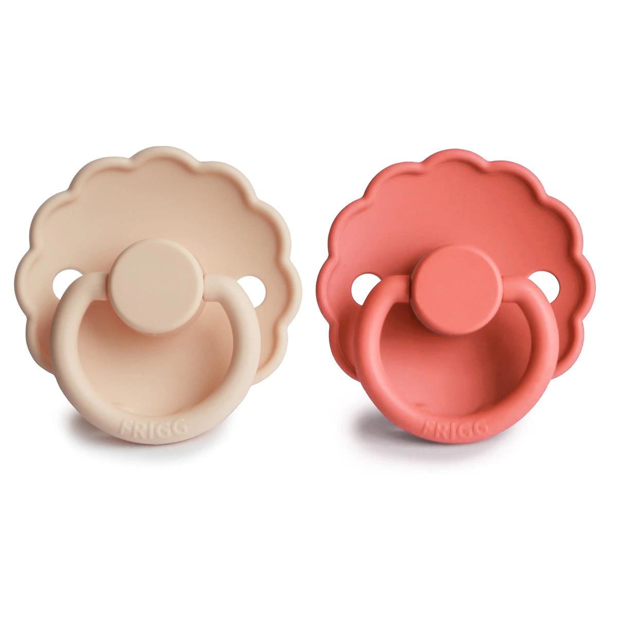 FRIGG Daisy Silicone Pacifier 2-Pack | SILICONE FRIGG PACIFIERS | The Baby Penguin