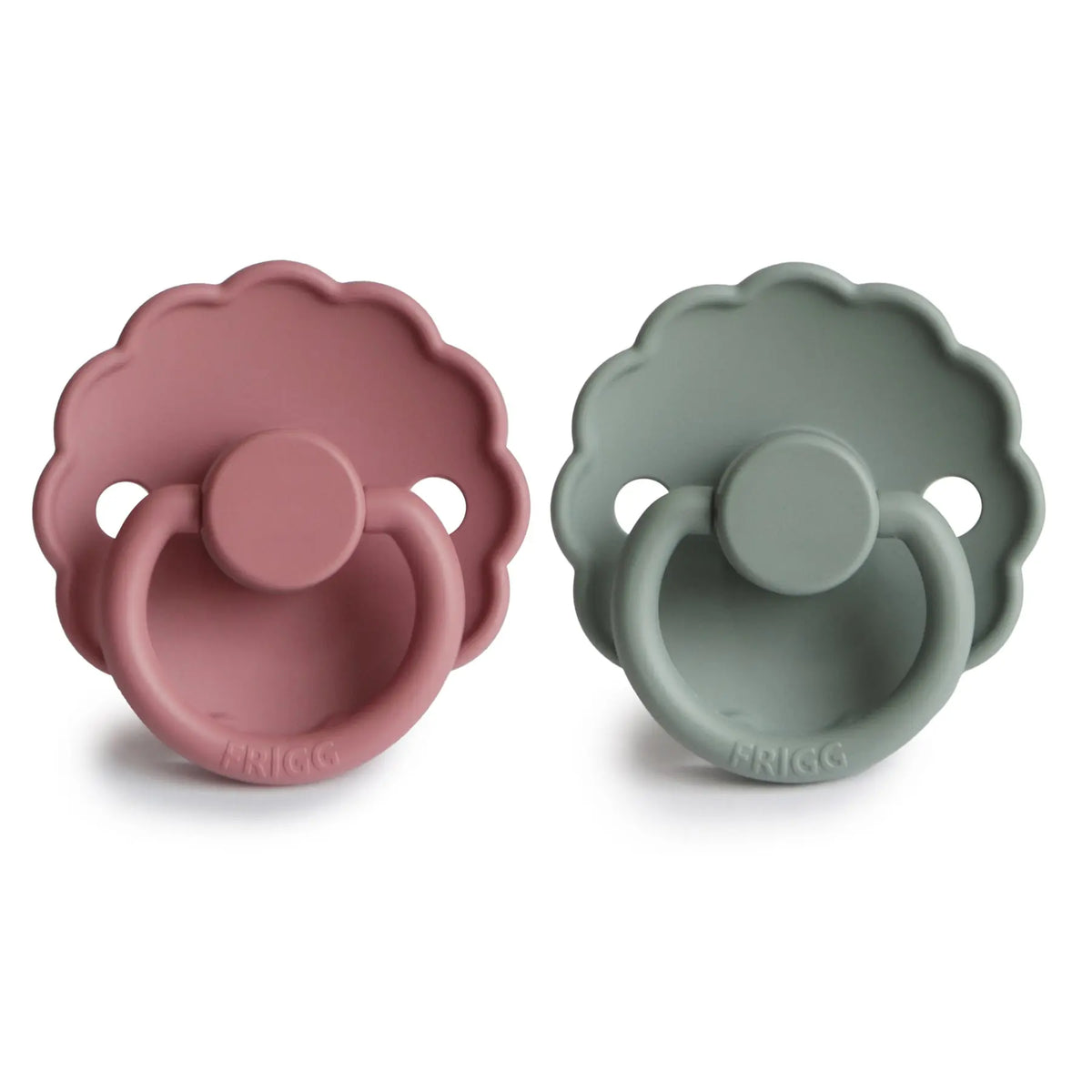 FRIGG Daisy Silicone Pacifier 2-Pack | SILICONE FRIGG PACIFIERS | The Baby Penguin