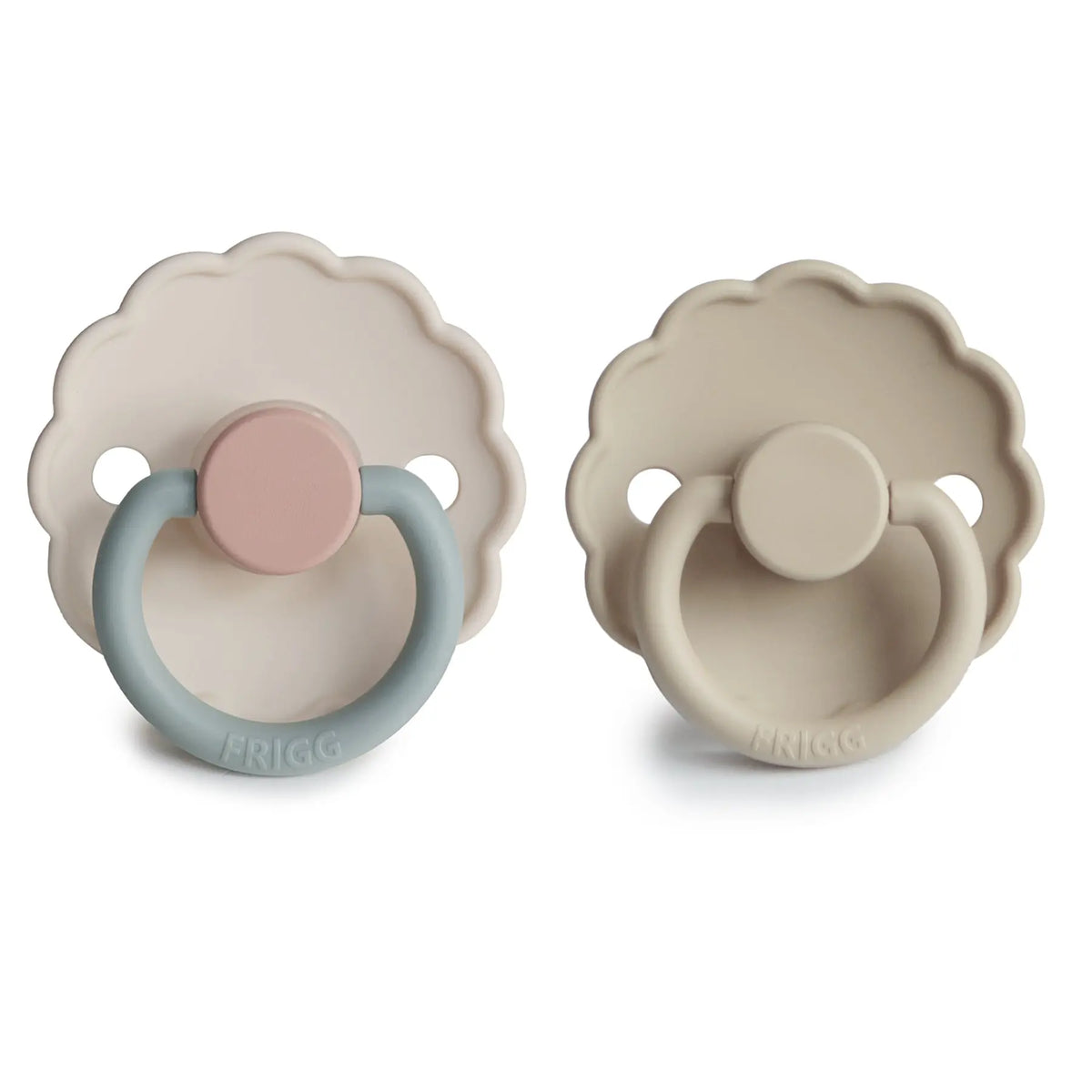 FRIGG Daisy Silicone Pacifier 2-Pack | SILICONE FRIGG PACIFIERS | The Baby Penguin
