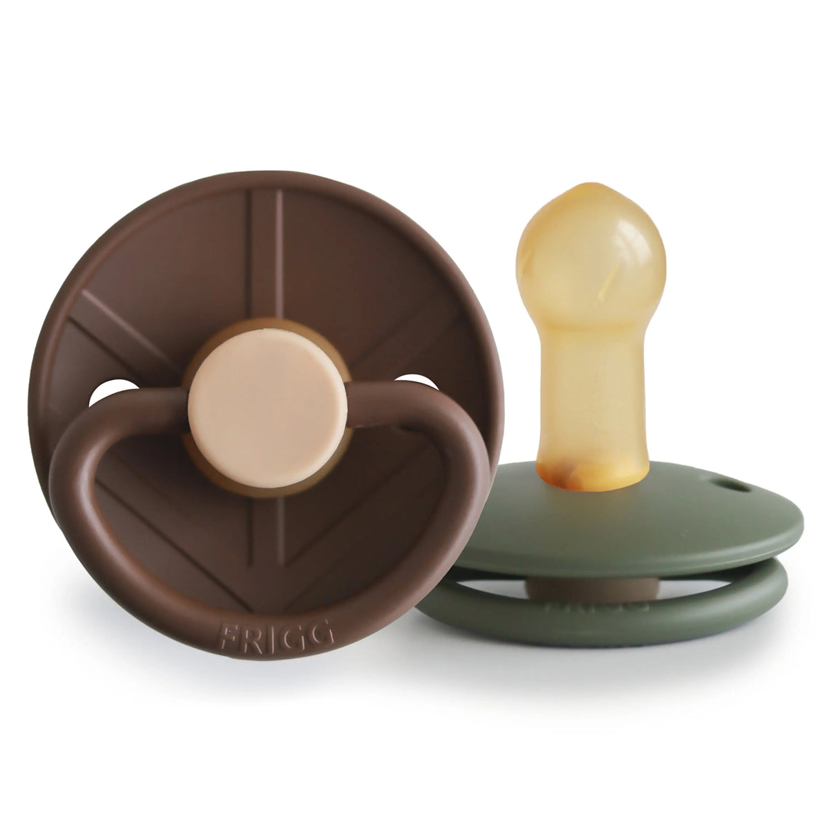 FRIGG Little Viking Natural Rubber Pacifier 2-Pack | RUBBER FRIGG PACIFIERS | The Baby Penguin