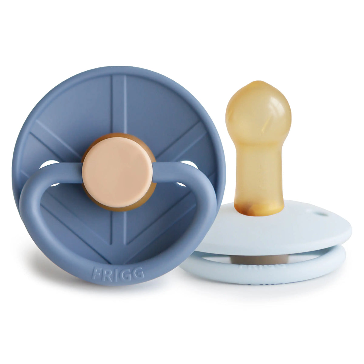 FRIGG Little Viking Natural Rubber Pacifier 2-Pack | RUBBER FRIGG PACIFIERS | The Baby Penguin