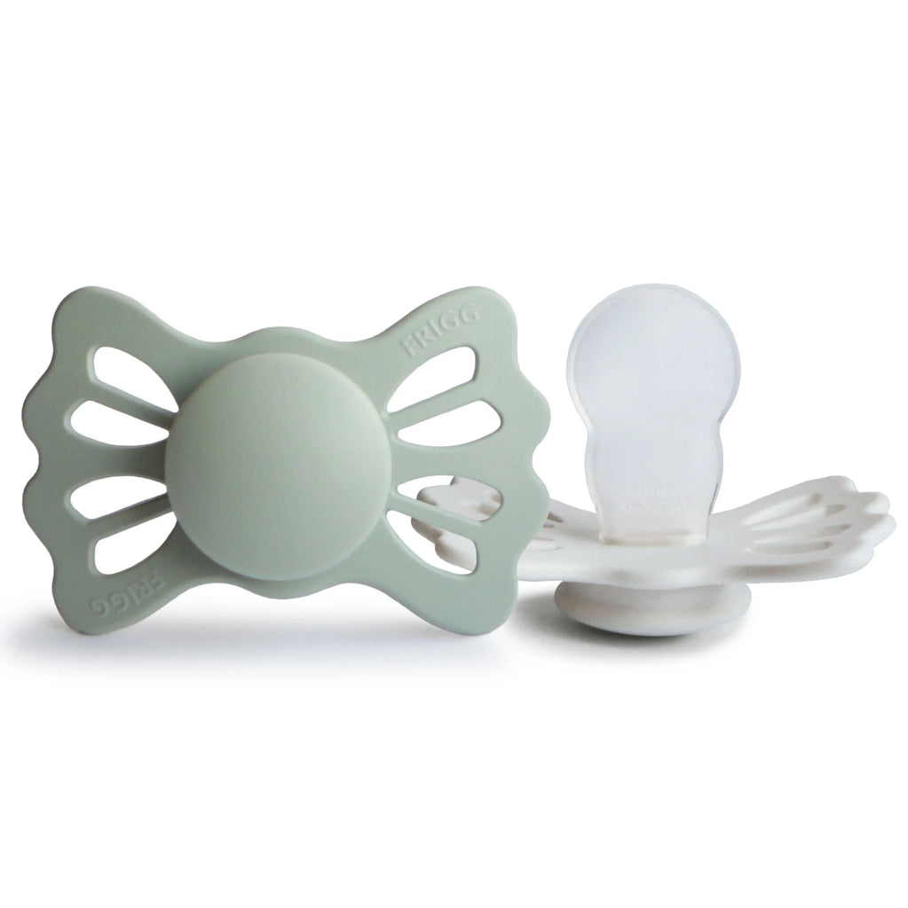 FRIGG Lucky Symmetrical Silicone Pacifier 2-Pack (6-18 Months) | SILICONE FRIGG PACIFIERS | The Baby Penguin