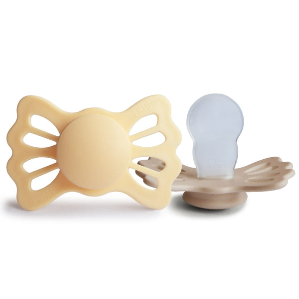 FRIGG Lucky Symmetrical Silicone Pacifier 2-Pack (6-18 Months) | SILICONE FRIGG PACIFIERS | The Baby Penguin