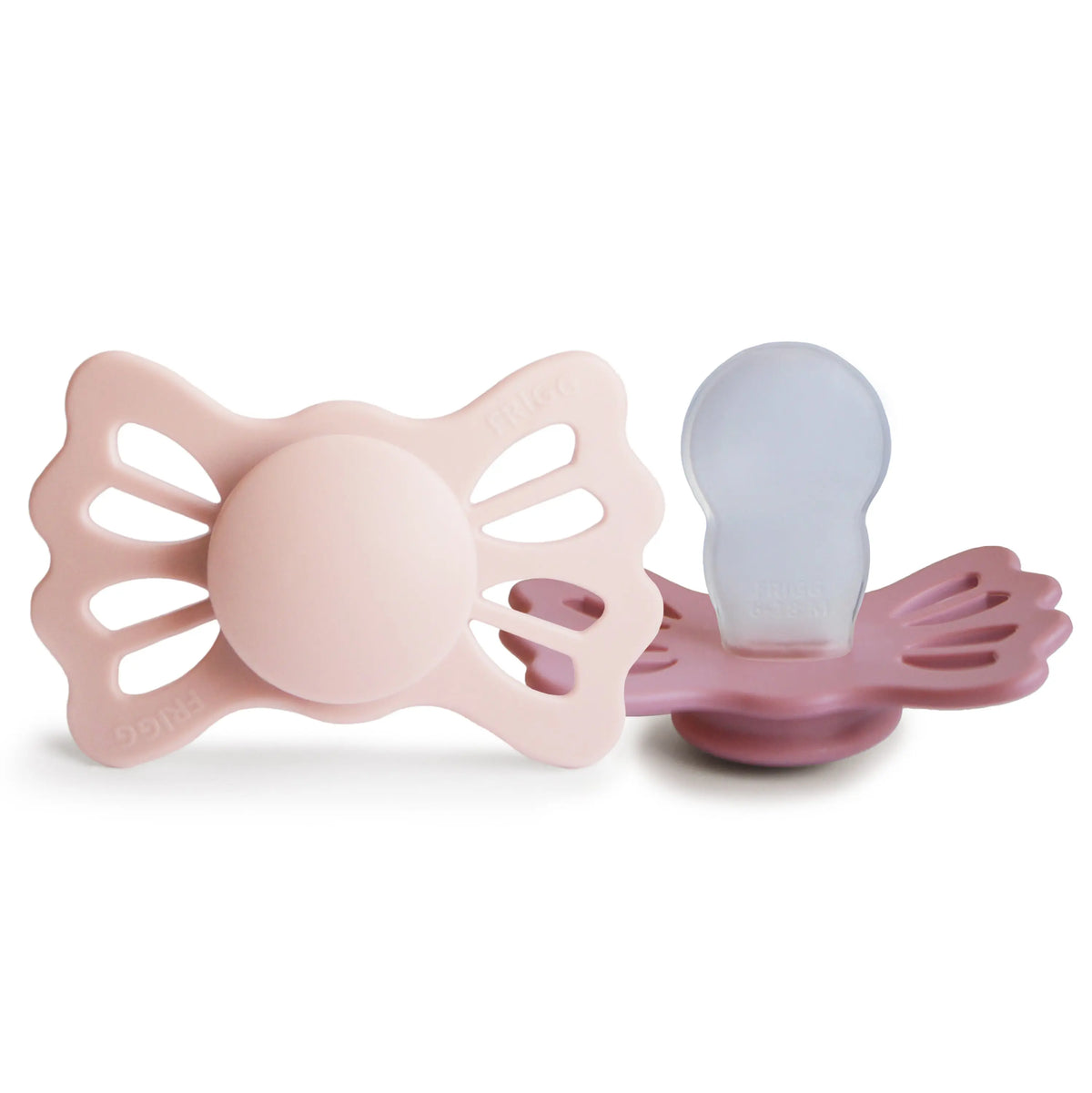FRIGG Lucky Symmetrical Silicone Pacifier 2-Pack (6-18 Months) | SILICONE FRIGG PACIFIERS | The Baby Penguin