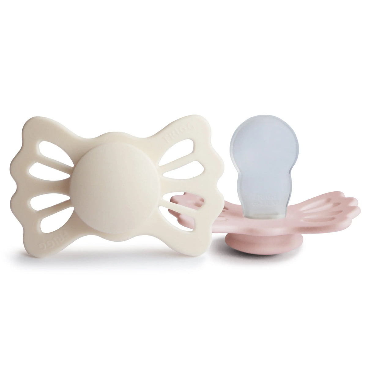 FRIGG Lucky Symmetrical Silicone Pacifier 2-Pack (6-18 Months) | SILICONE FRIGG PACIFIERS | The Baby Penguin