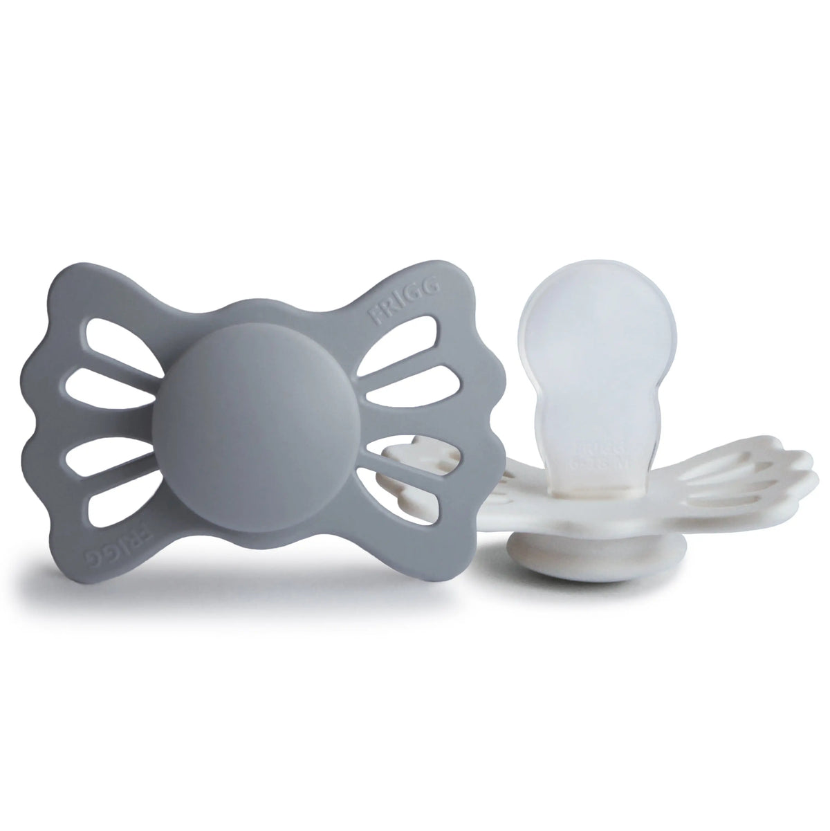 FRIGG Lucky Symmetrical Silicone Pacifier 2-Pack (6-18 Months) | SILICONE FRIGG PACIFIERS | The Baby Penguin
