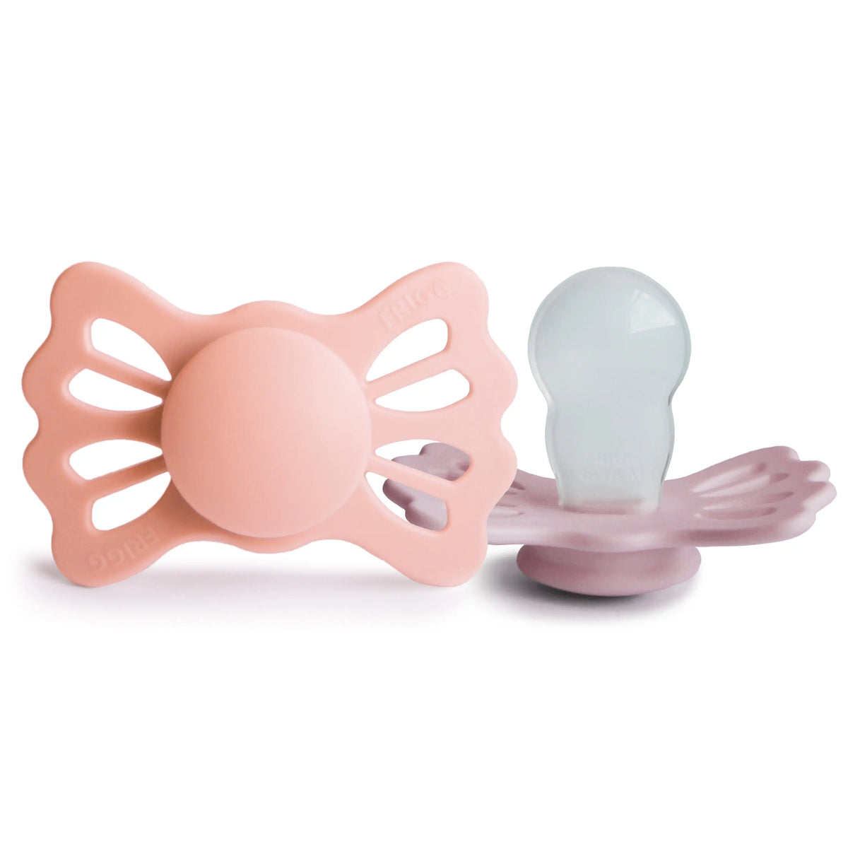 FRIGG Lucky Symmetrical Silicone Pacifier 2-Pack (6-18 Months) | SILICONE FRIGG PACIFIERS | The Baby Penguin