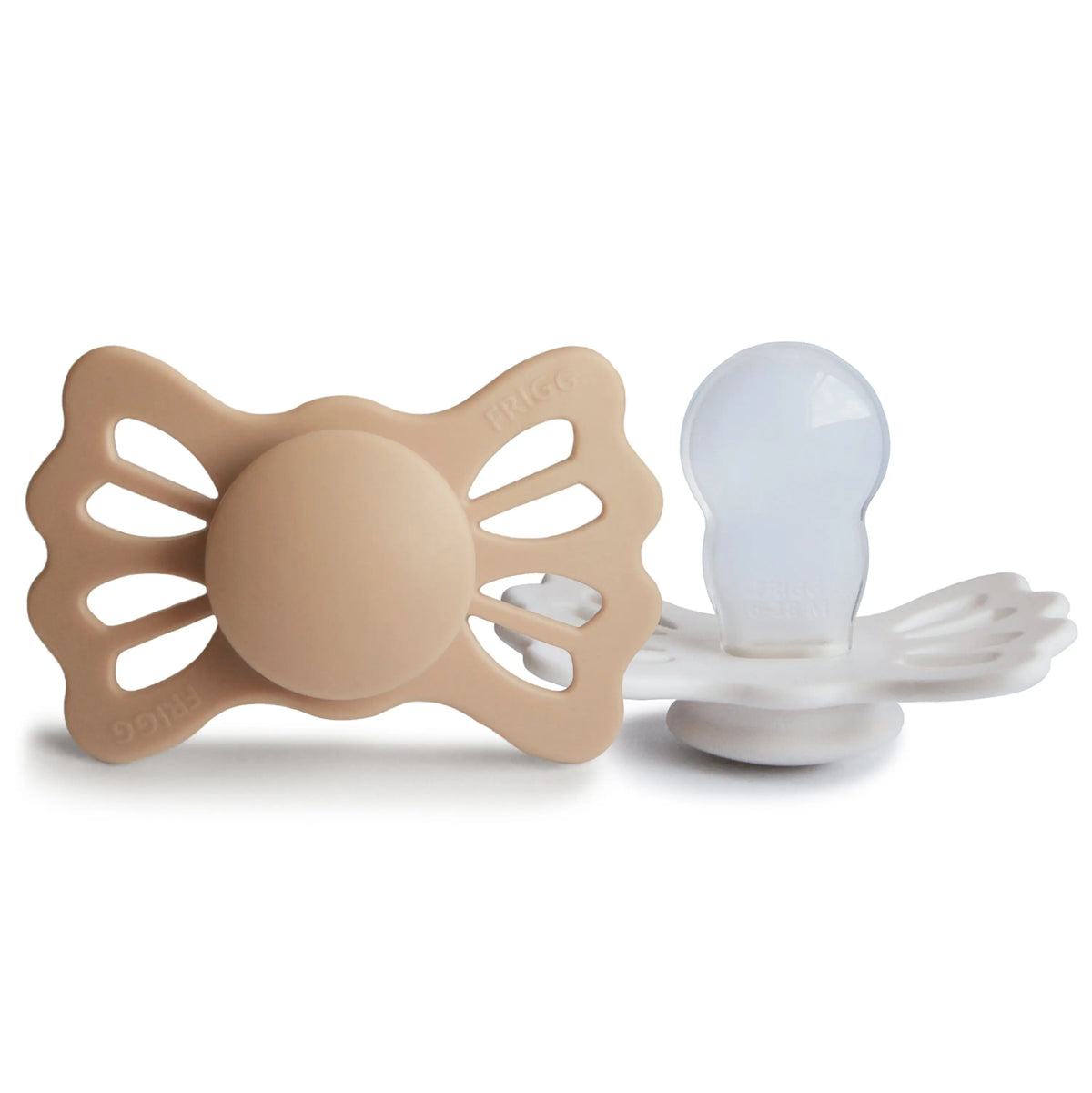 FRIGG Lucky Symmetrical Silicone Pacifier 2-Pack (6-18 Months) | SILICONE FRIGG PACIFIERS | The Baby Penguin