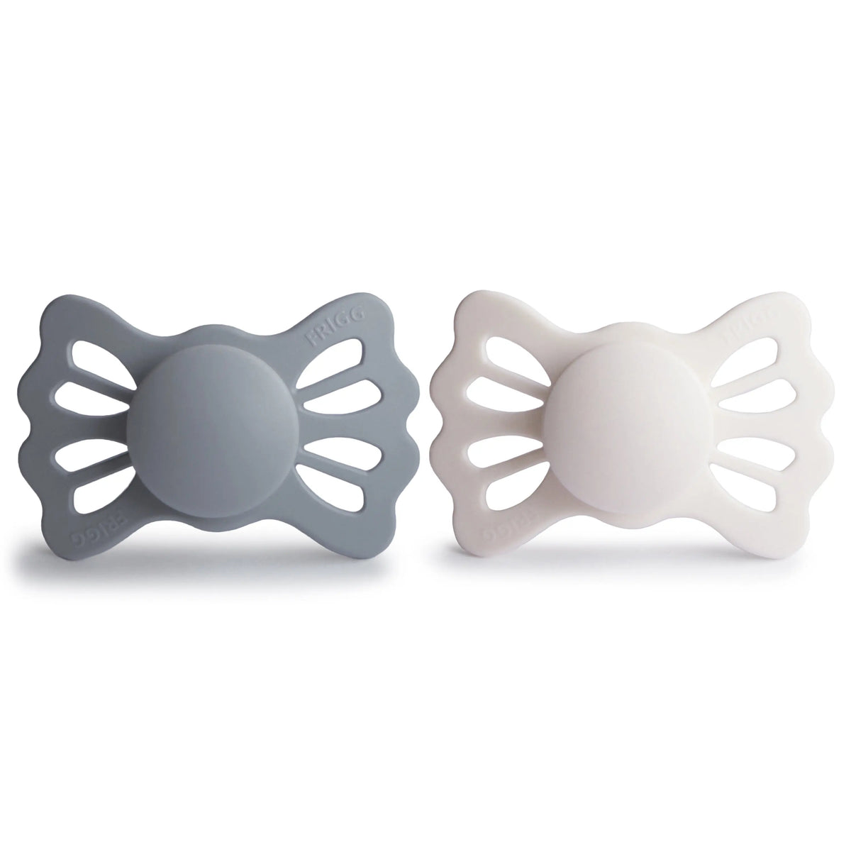 FRIGG Lucky Symmetrical Silicone Pacifier 2-Pack (6-18 Months) | SILICONE FRIGG PACIFIERS | The Baby Penguin