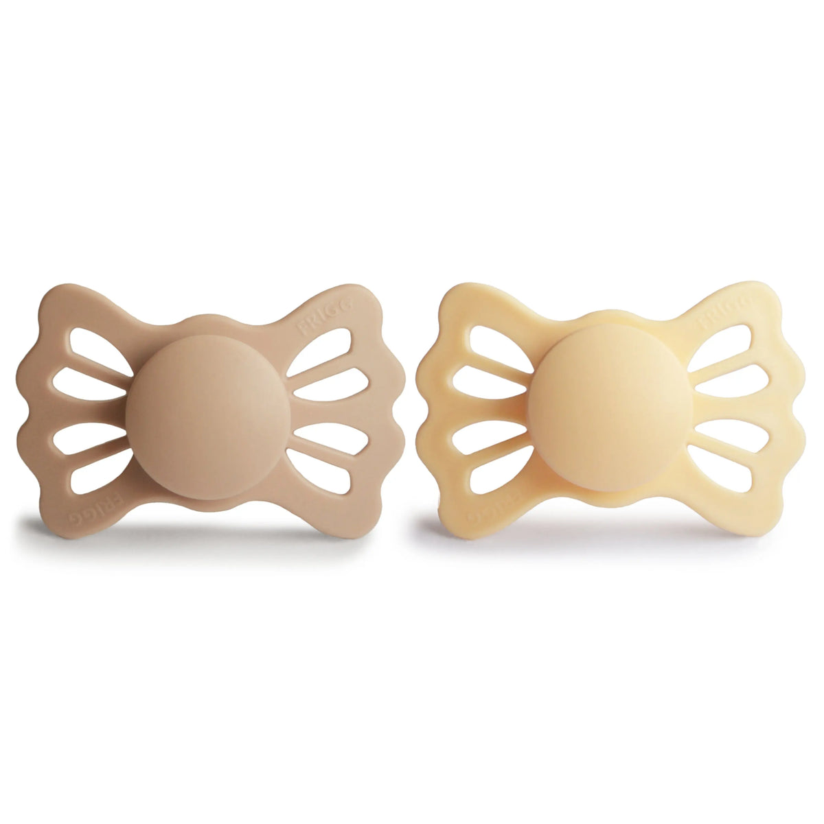 FRIGG Lucky Symmetrical Silicone Pacifier 2-Pack (6-18 Months) | SILICONE FRIGG PACIFIERS | The Baby Penguin