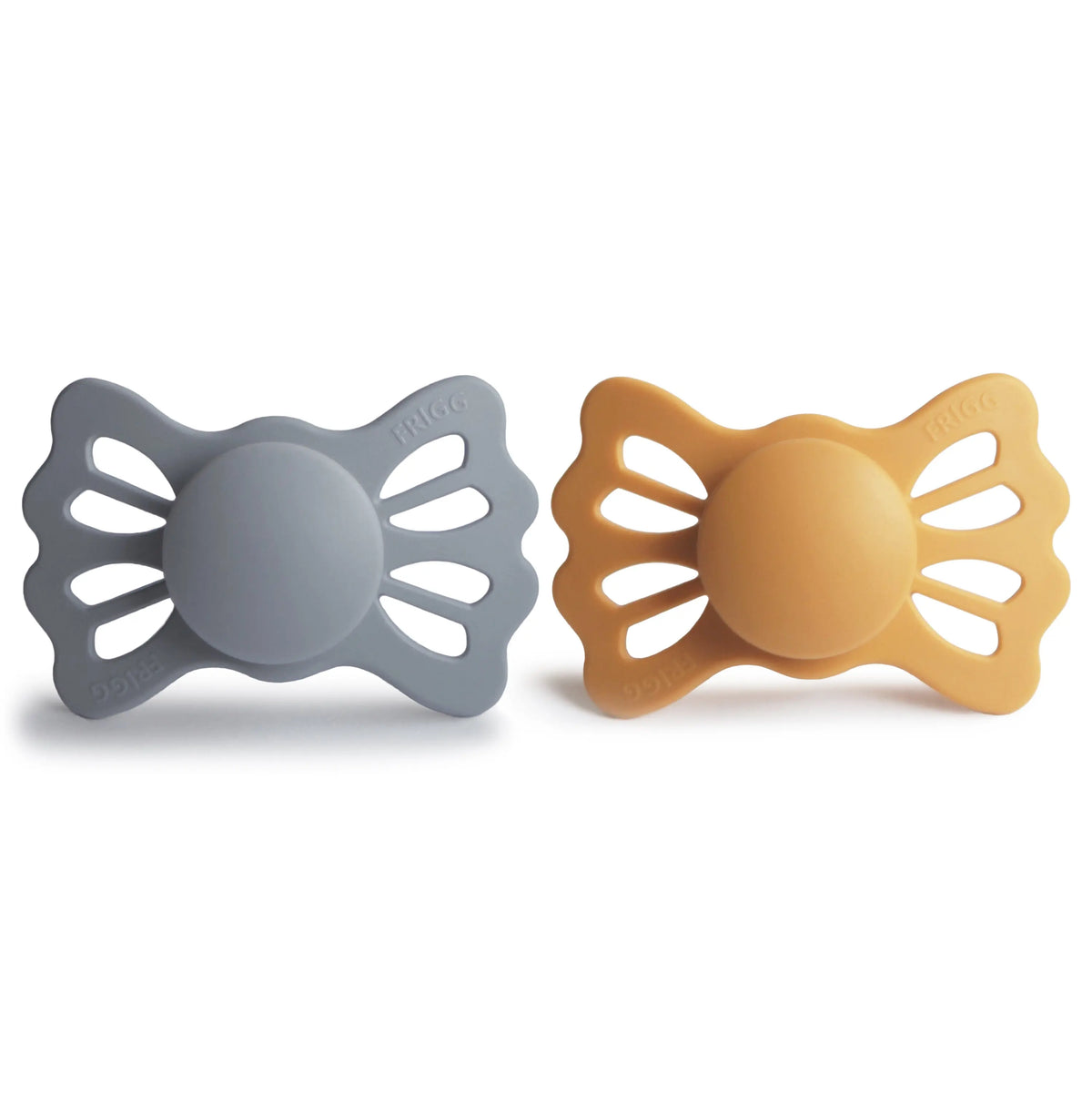 FRIGG Lucky Symmetrical Silicone Pacifier 2-Pack (6-18 Months) | SILICONE FRIGG PACIFIERS | The Baby Penguin