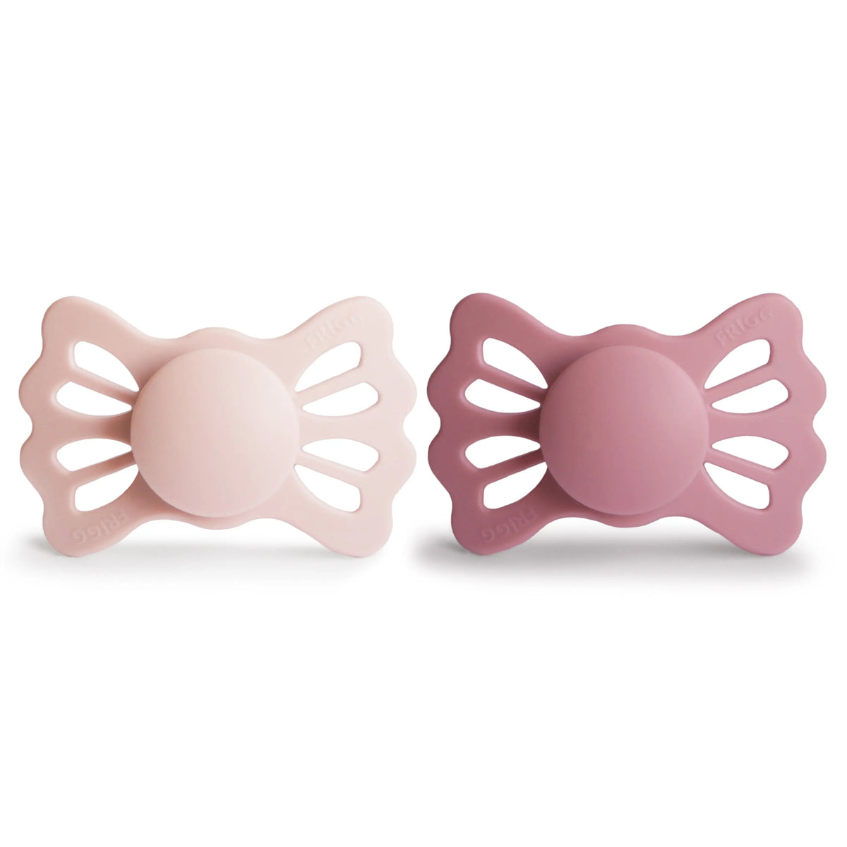 FRIGG Lucky Symmetrical Silicone Pacifier 2-Pack (6-18 Months) | SILICONE FRIGG PACIFIERS | The Baby Penguin