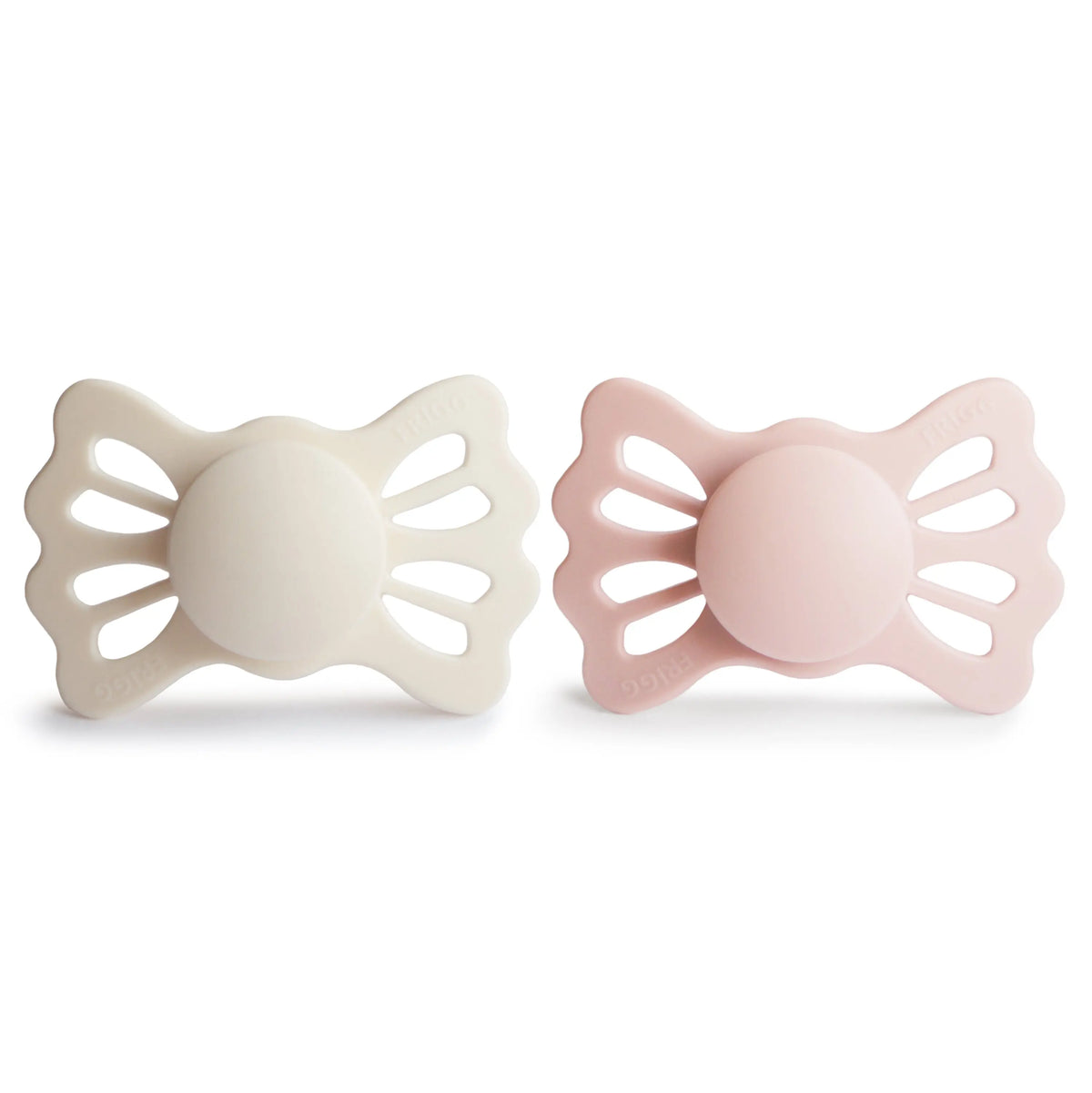 FRIGG Lucky Symmetrical Silicone Pacifier 2-Pack (6-18 Months) | SILICONE FRIGG PACIFIERS | The Baby Penguin