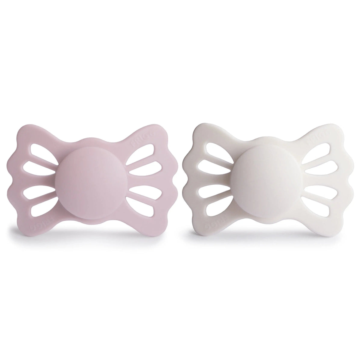 FRIGG Lucky Symmetrical Silicone Pacifier 2-Pack (6-18 Months) | SILICONE FRIGG PACIFIERS | The Baby Penguin