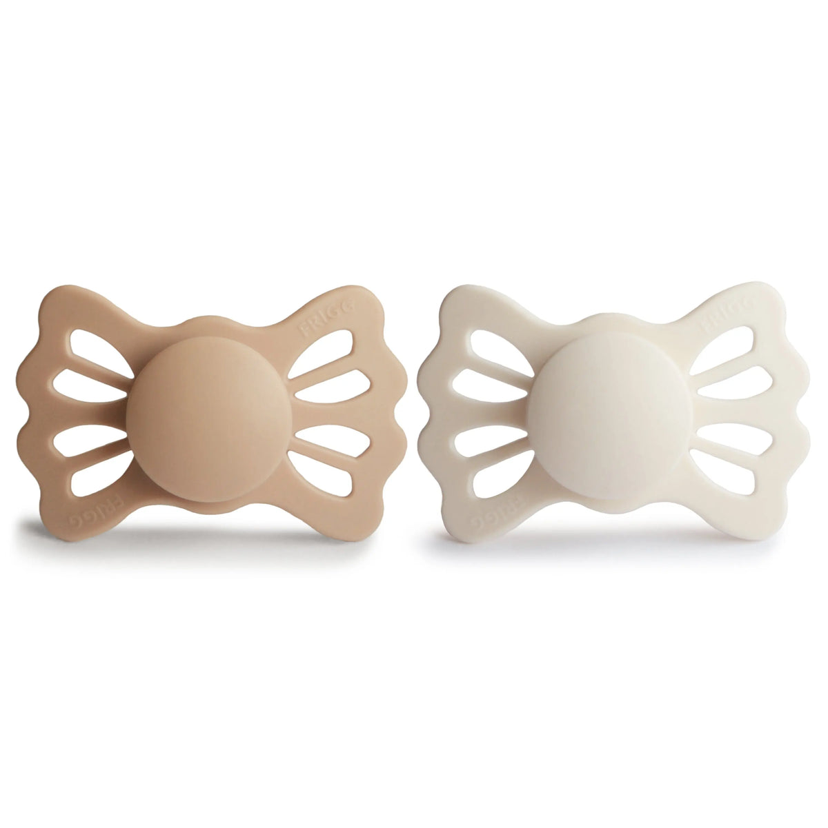 FRIGG Lucky Symmetrical Silicone Pacifier 2-Pack (6-18 Months) | SILICONE FRIGG PACIFIERS | The Baby Penguin