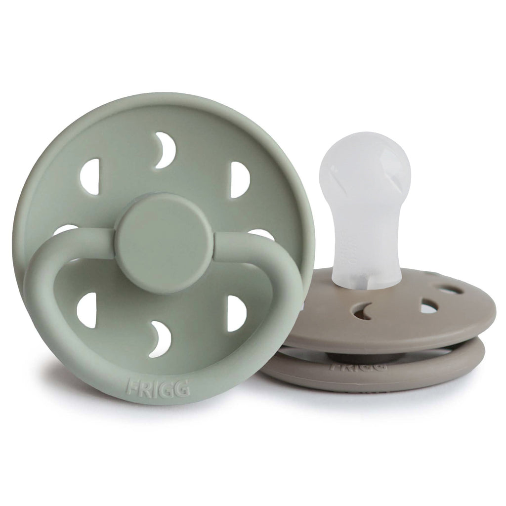 FRIGG Moon Silicone Pacifier 2-Pack - The Baby Penguin