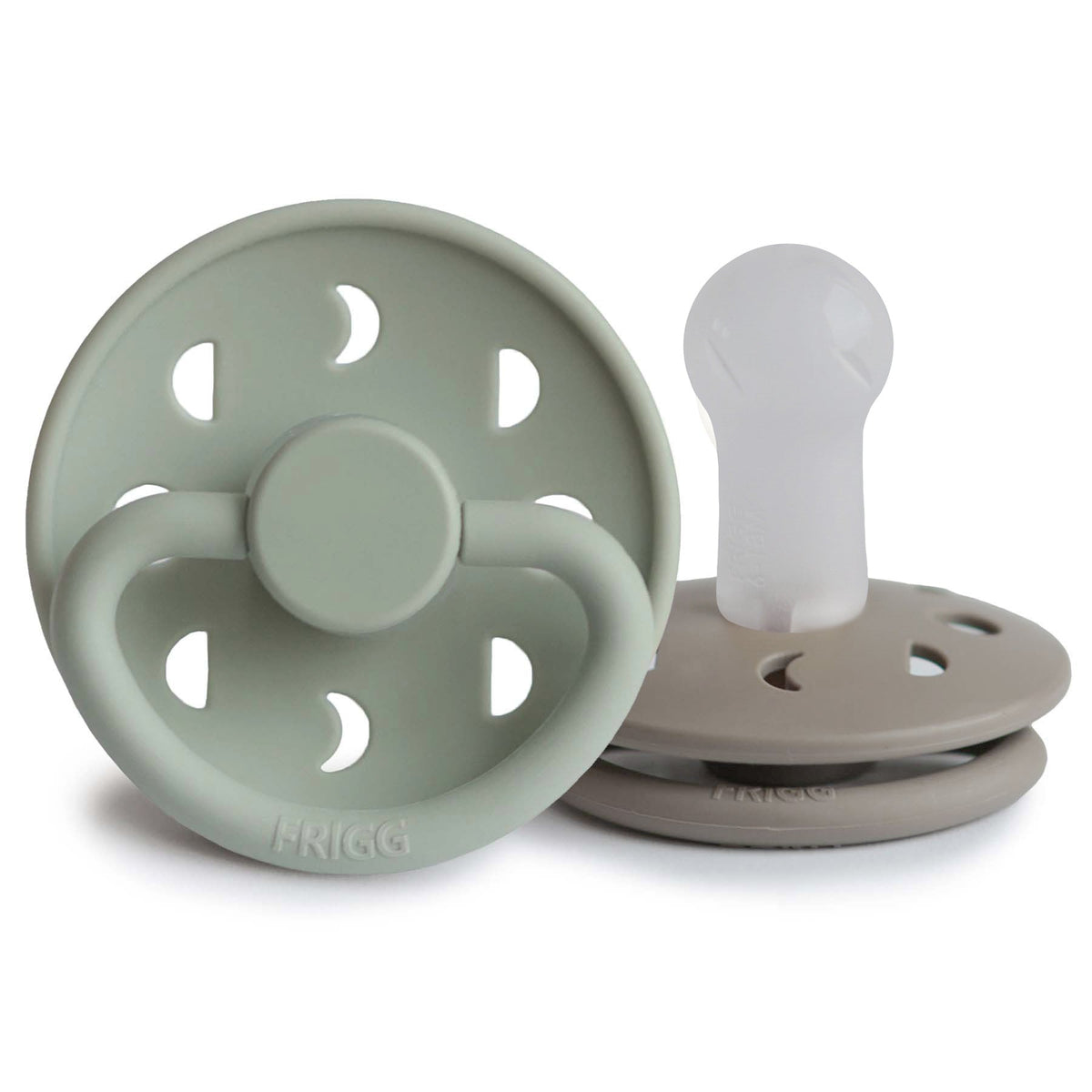 FRIGG Moon Silicone Pacifier 2-Pack - The Baby Penguin