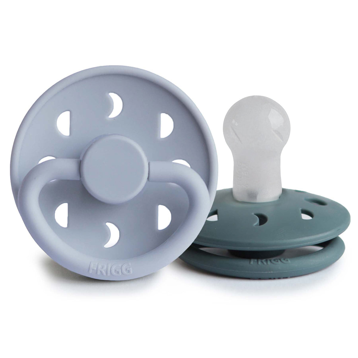 FRIGG Moon Silicone Pacifier 2-Pack - The Baby Penguin