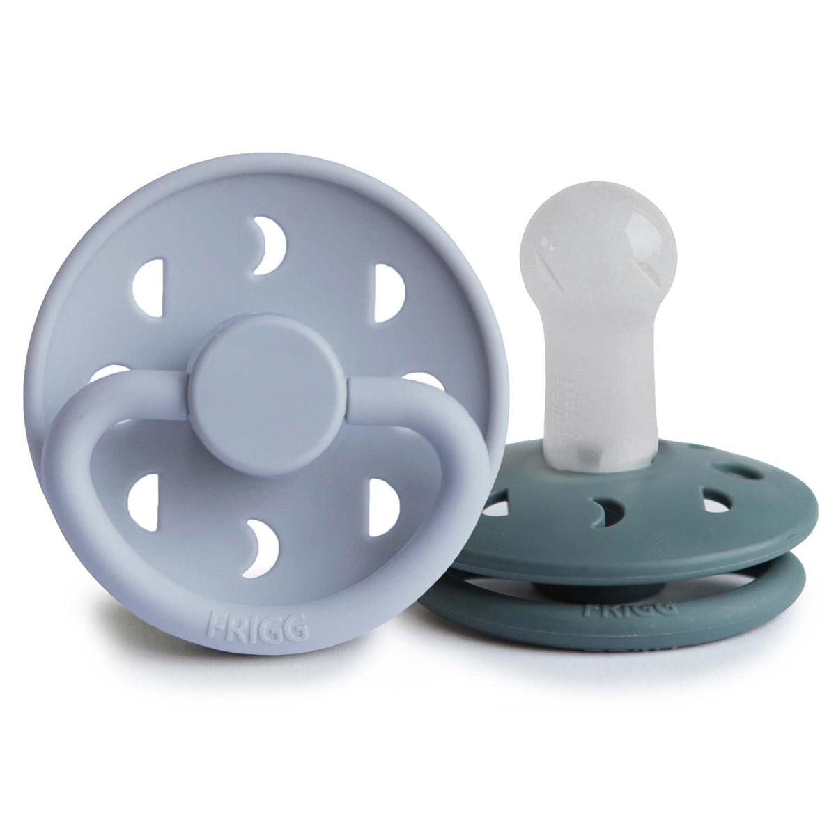FRIGG Moon Silicone Pacifier 2-Pack - The Baby Penguin