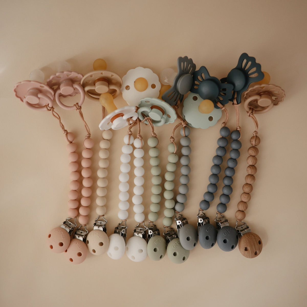 FRIGG Moon Silicone Pacifier 2-Pack - The Baby Penguin
