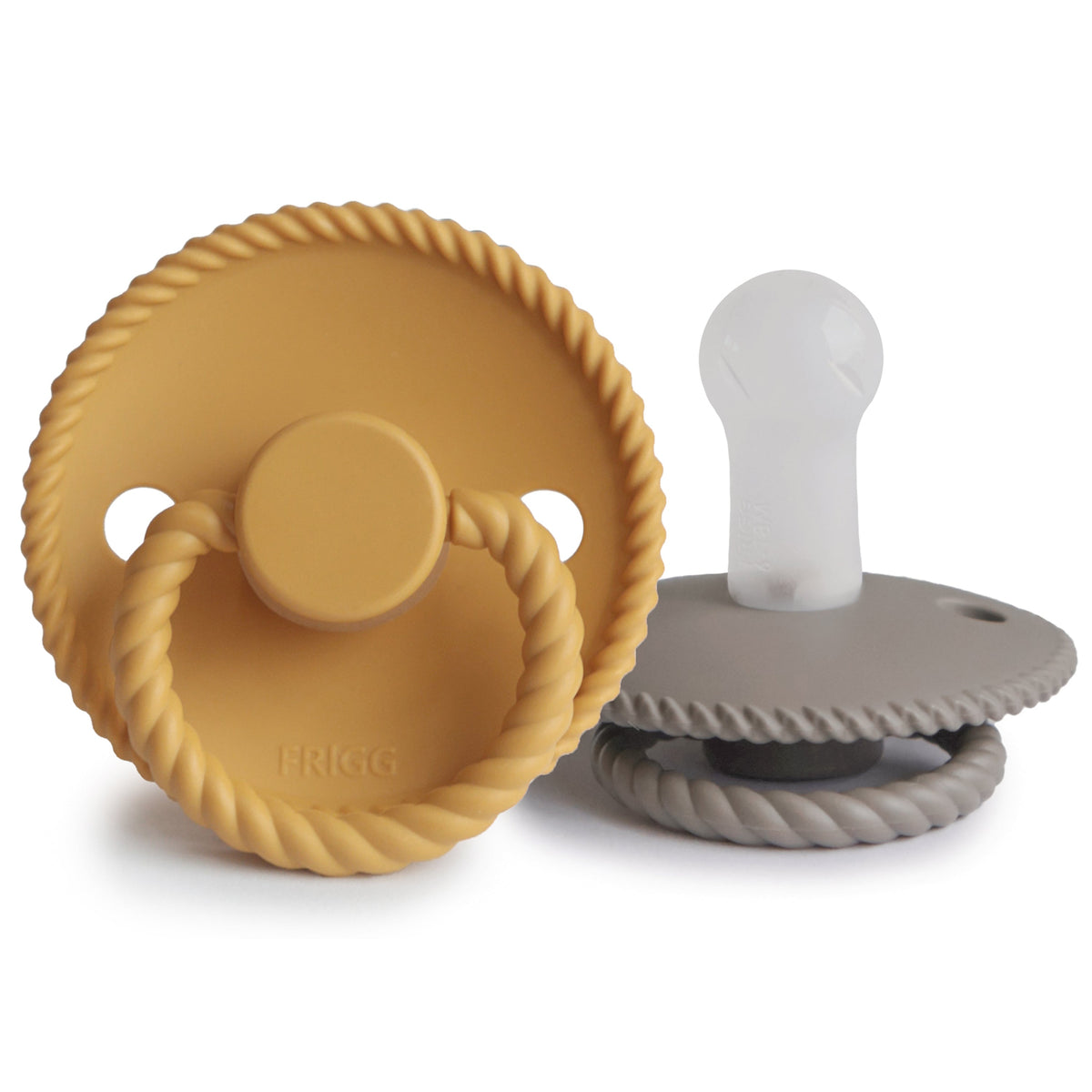 FRIGG Rope Silicone Pacifier 2-Pack - The Baby Penguin